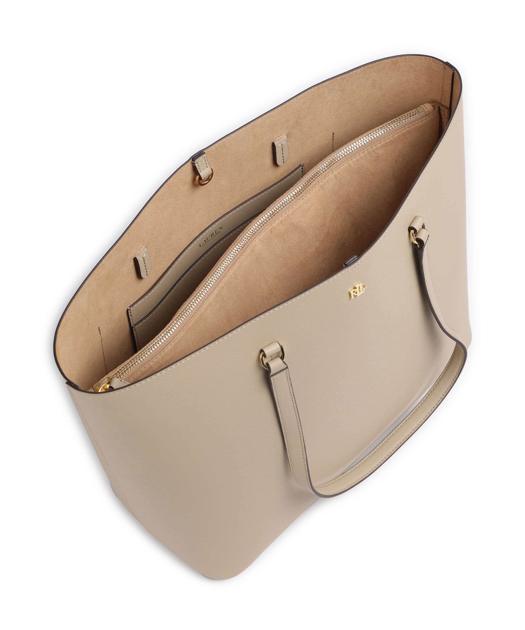 Lauren Ralph Lauren Karly Large Tote bag birch tan - Image 5