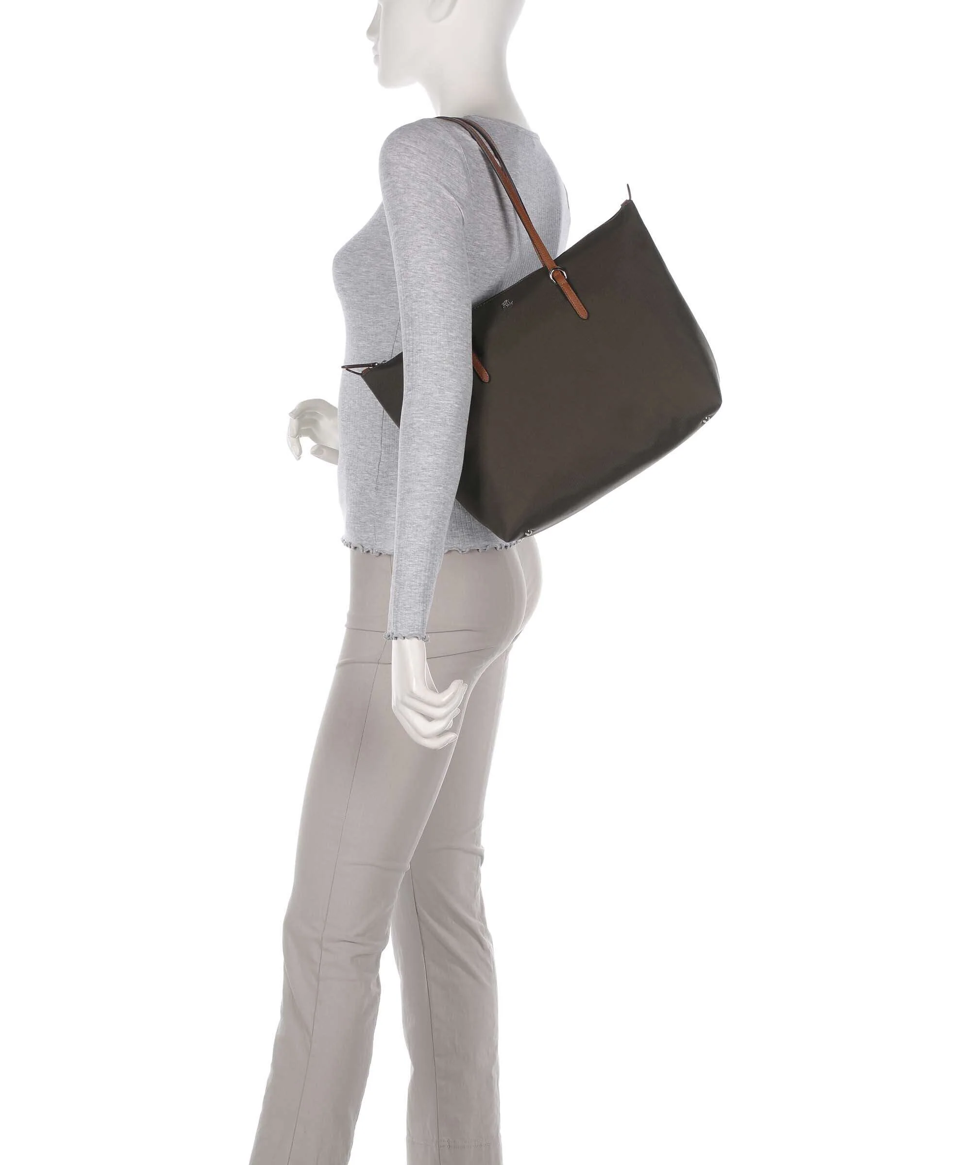 Lauren Ralph Lauren Keaton 26 Tote bag dark olive - Image 3