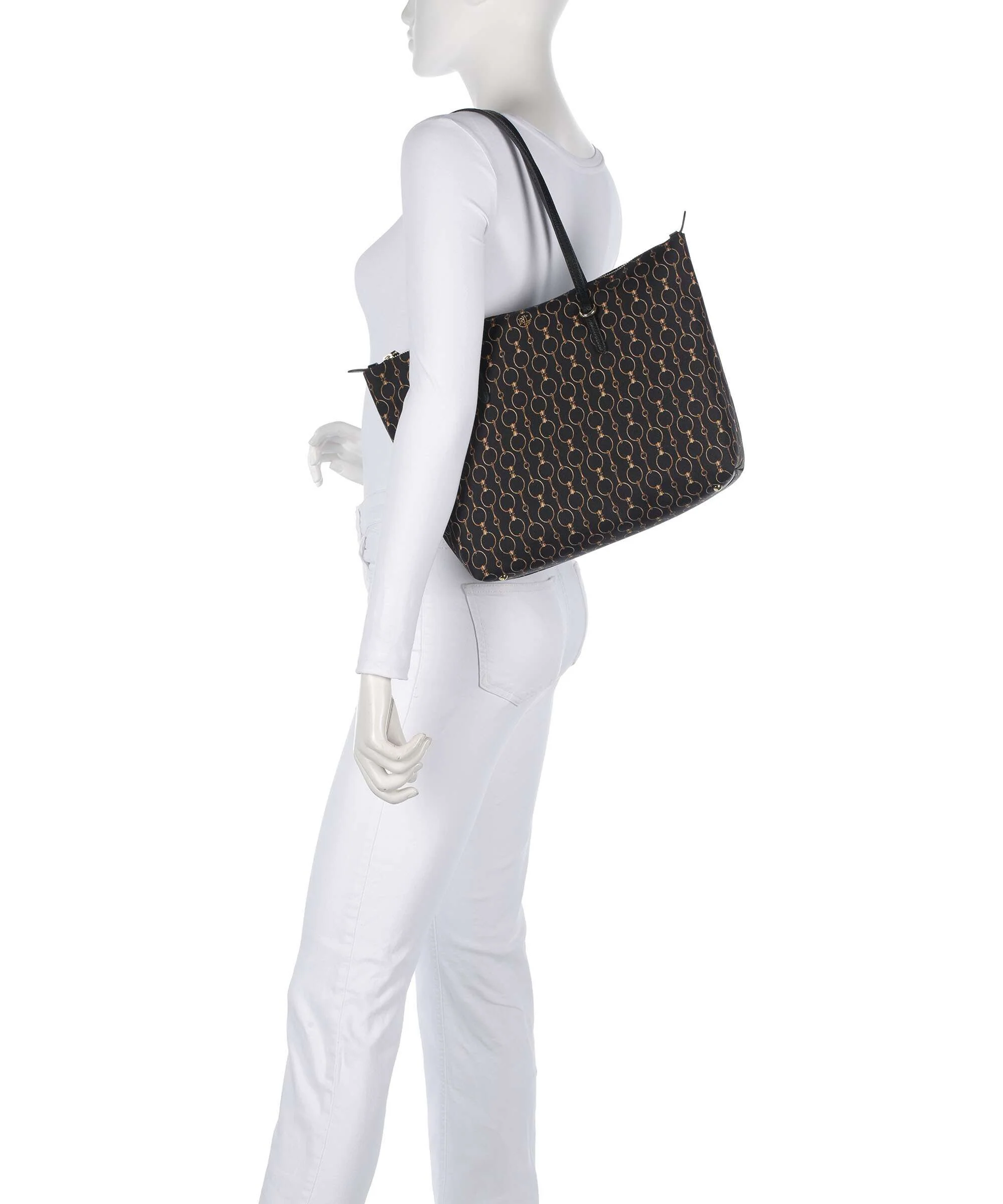 Lauren Ralph Lauren Keaton 26 Tote bag stratford links print/black - Image 3