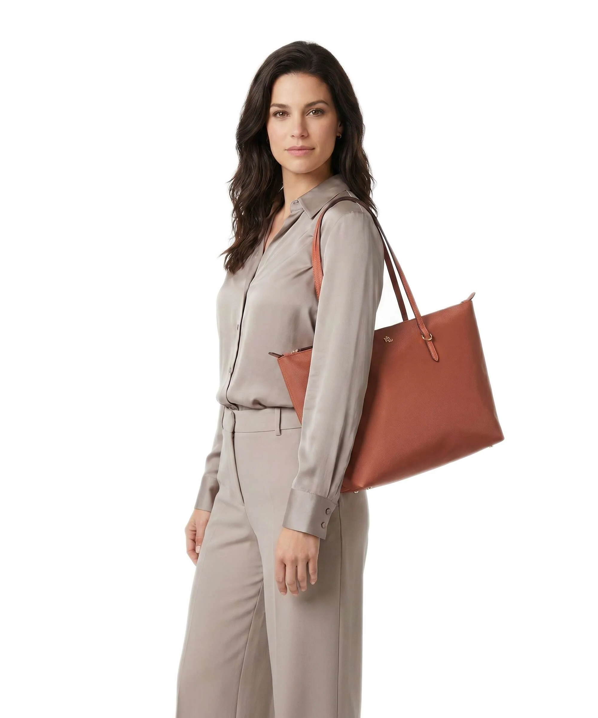 Lauren Ralph Lauren Keaton 26 Tote bag red terracotta - Image 3