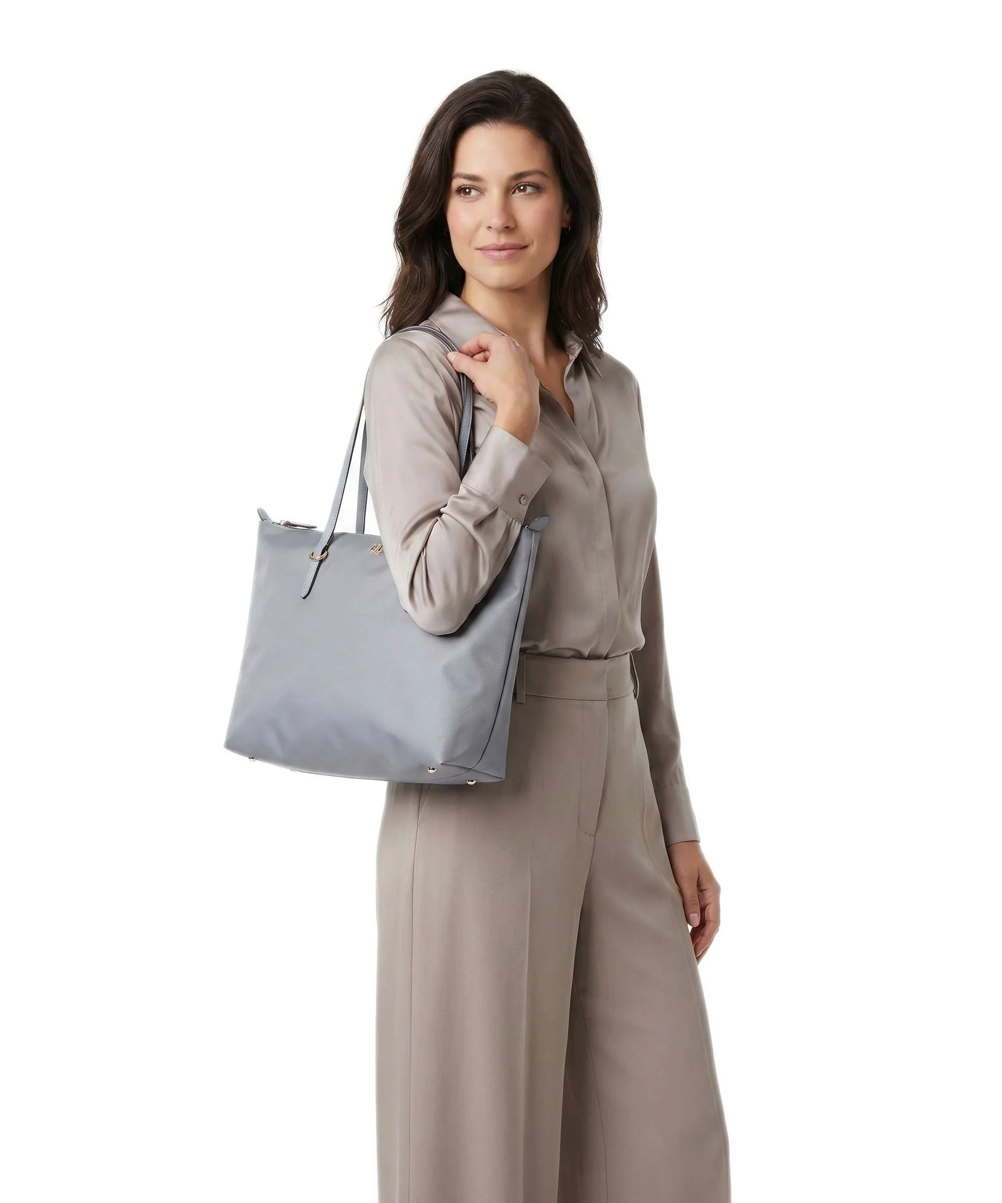Lauren Ralph Lauren Keaton 26 Tote bag dust blue - Image 3