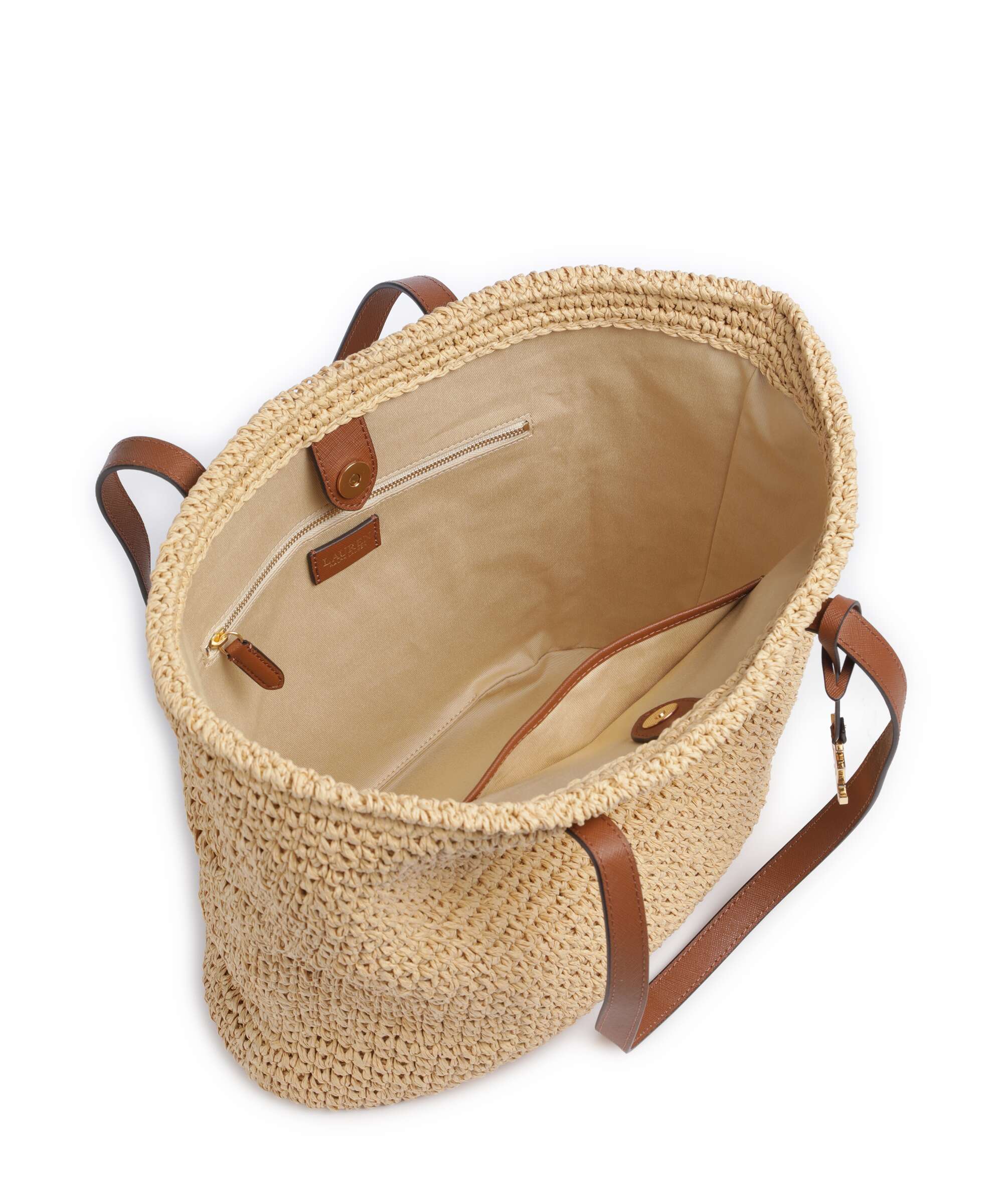 Lauren Ralph Lauren Lainey Large Tote bag natural/lauren tan - Image 6