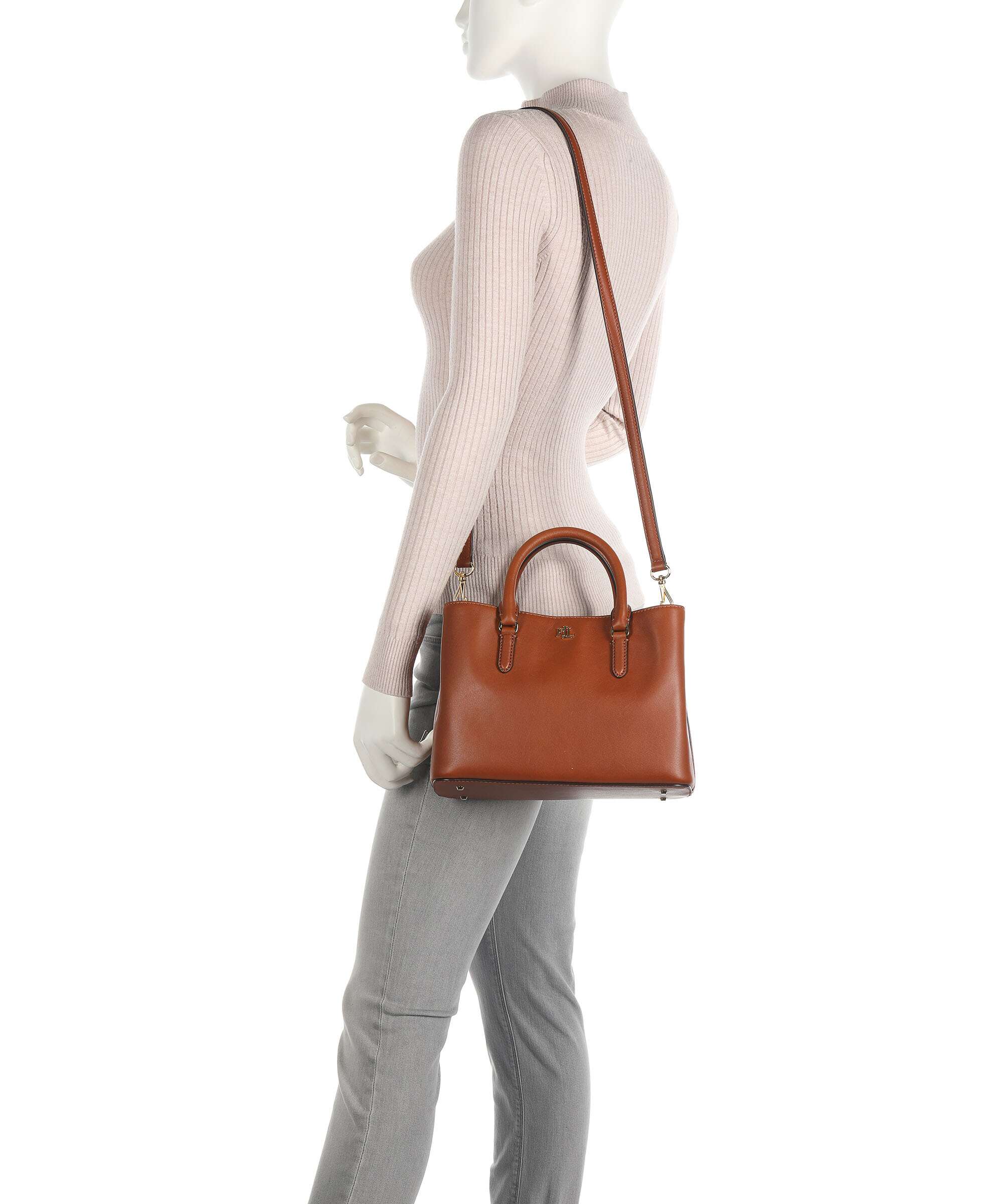 Lauren Ralph Lauren Marcy 26 Handbag lauren tan - Image 3