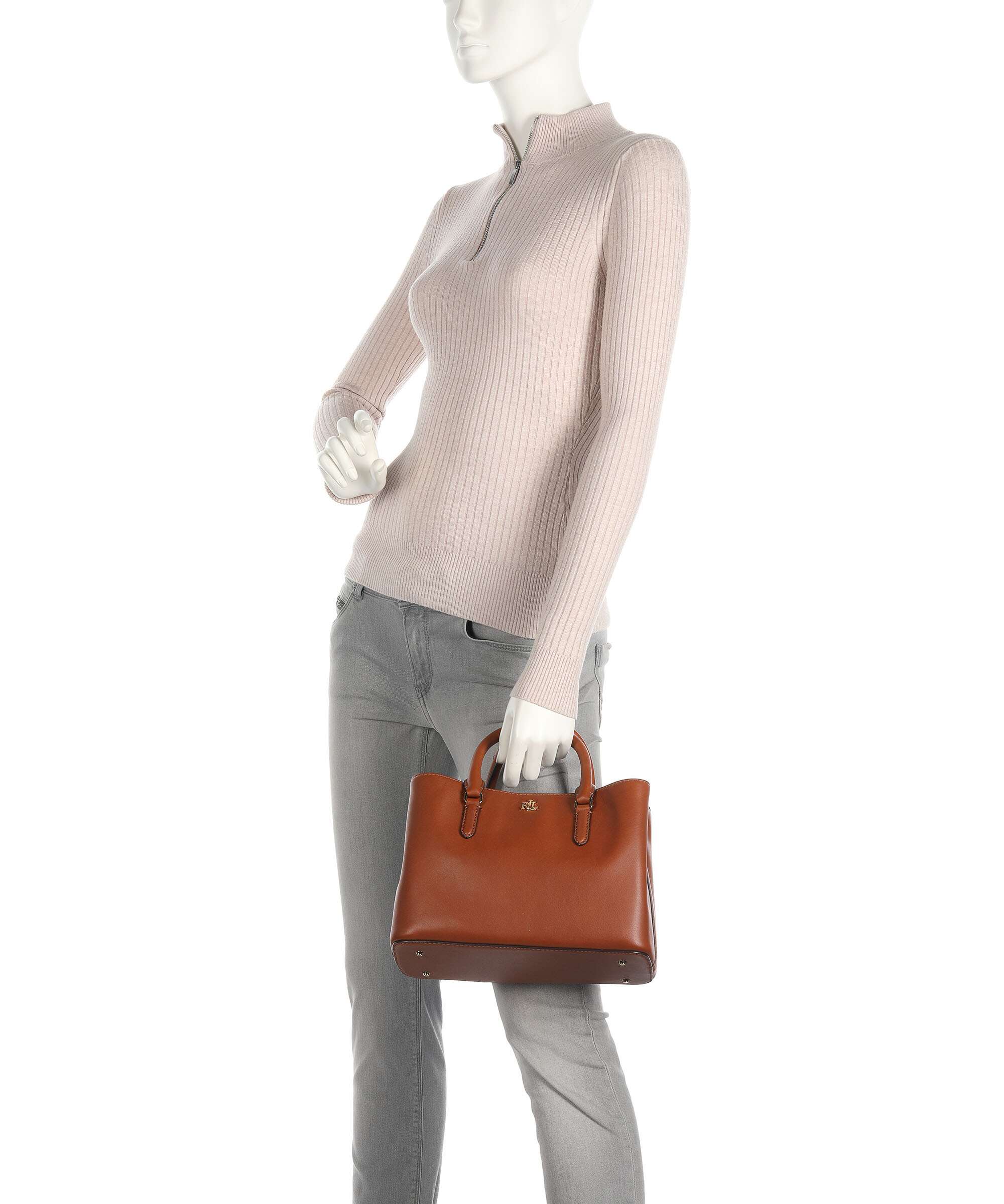 Lauren Ralph Lauren Marcy 26 Handbag lauren tan - Image 4