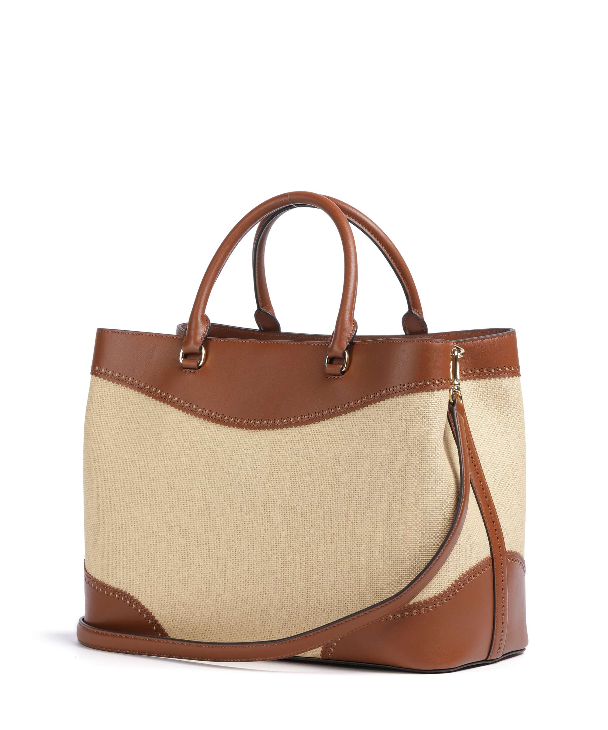 Lauren Ralph Lauren Marcy 36 Handbag dark natural/lauren tan - Image 2