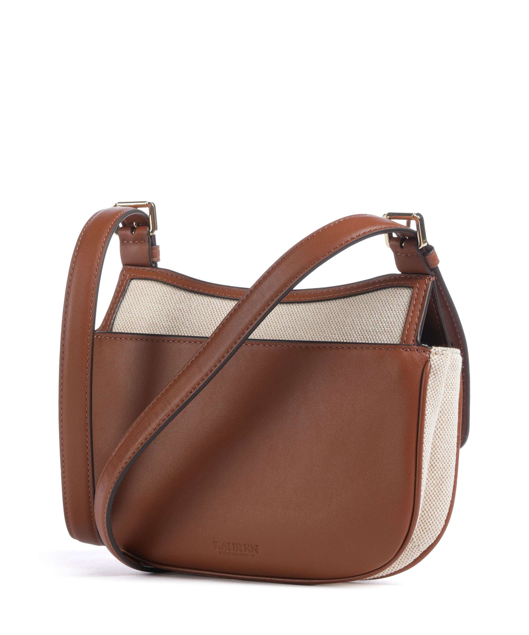 Lauren Ralph Lauren Marcy Medium Crossbody bag natural/buff canvas/lauren tan - Image 2
