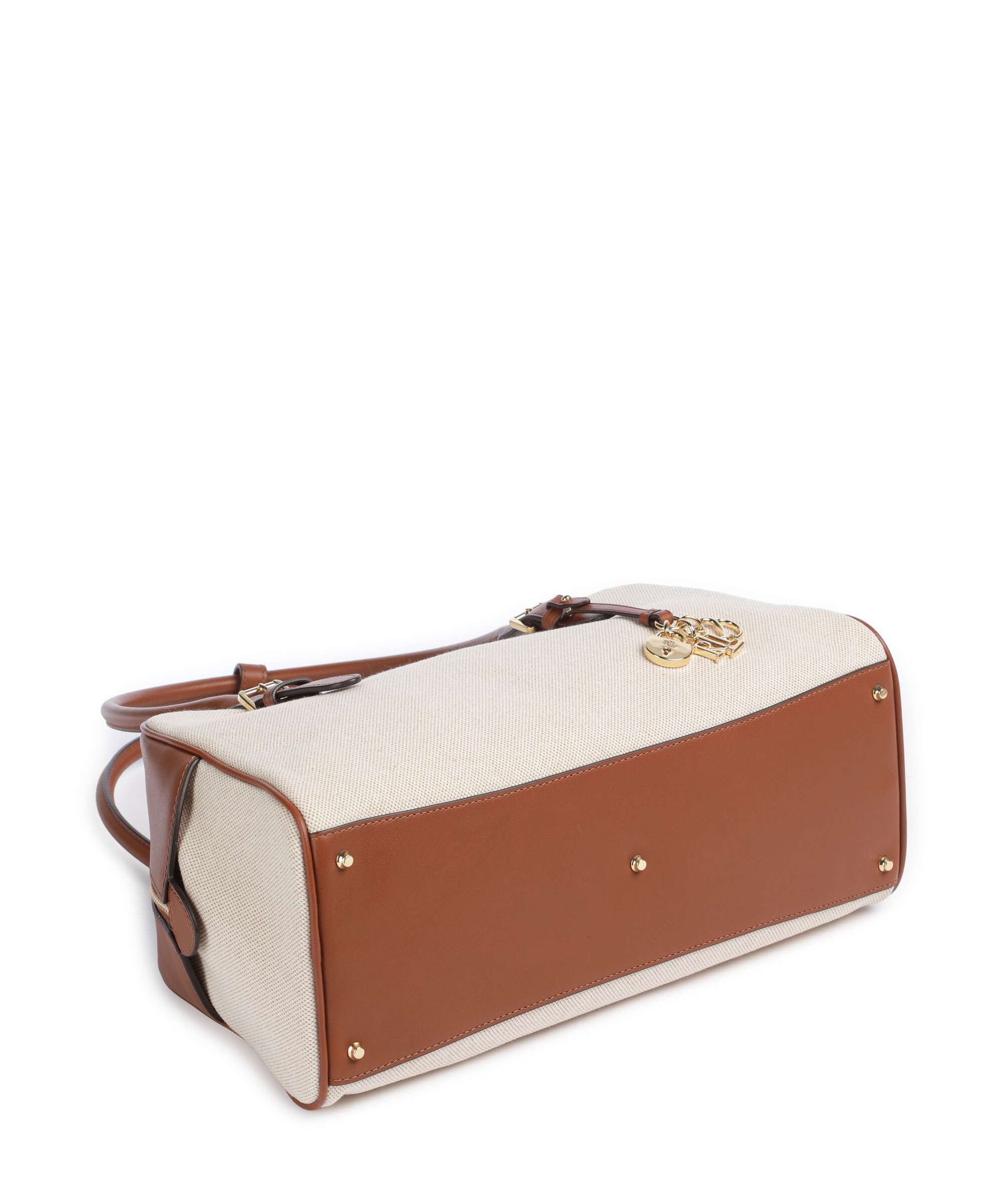 Lauren Ralph Lauren Marcy Shoulder bag natural/buff canvas/lauren tan - Image 5