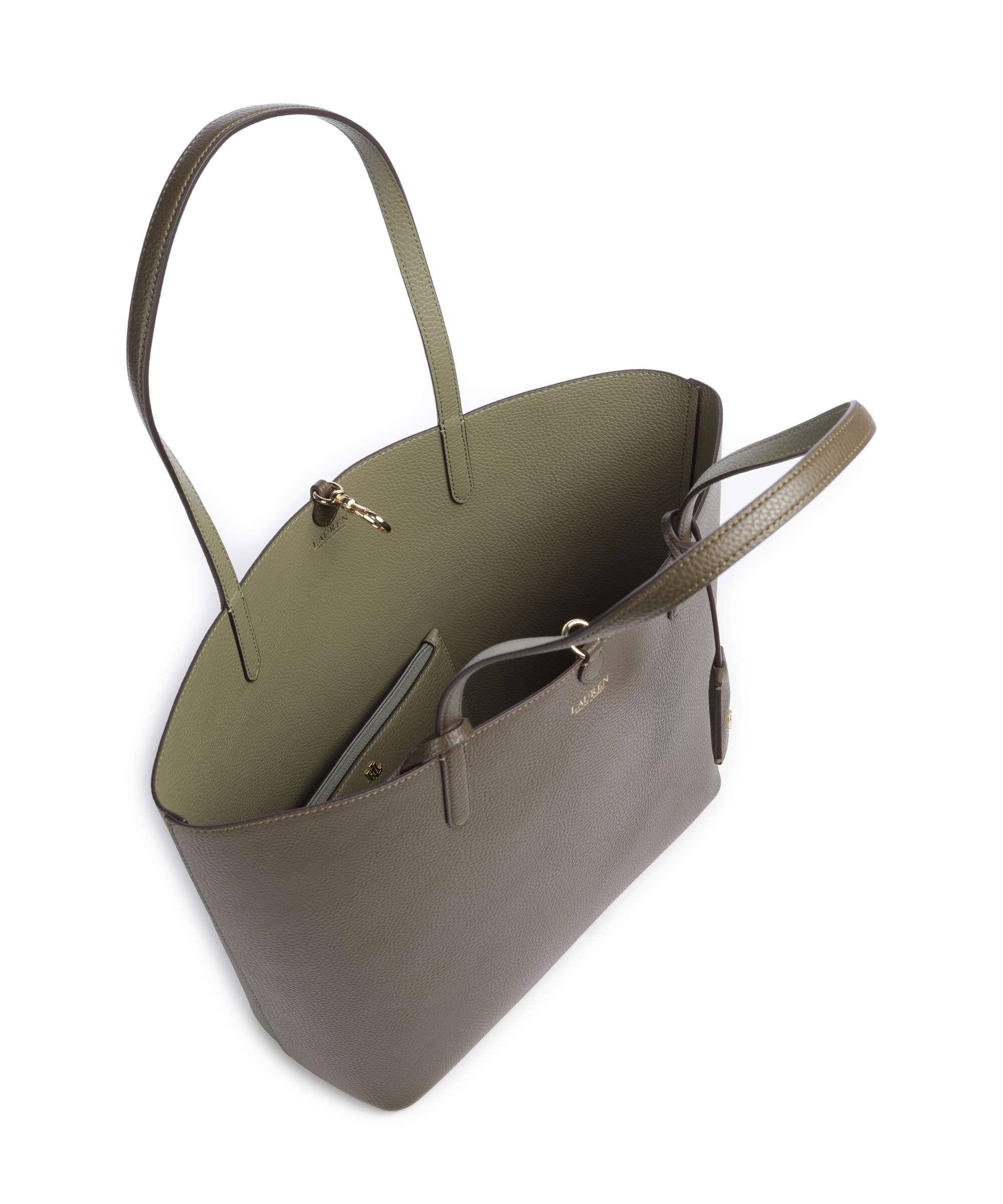 Lauren Ralph Lauren Medium Tote bag botanic green/sage green - Image 6