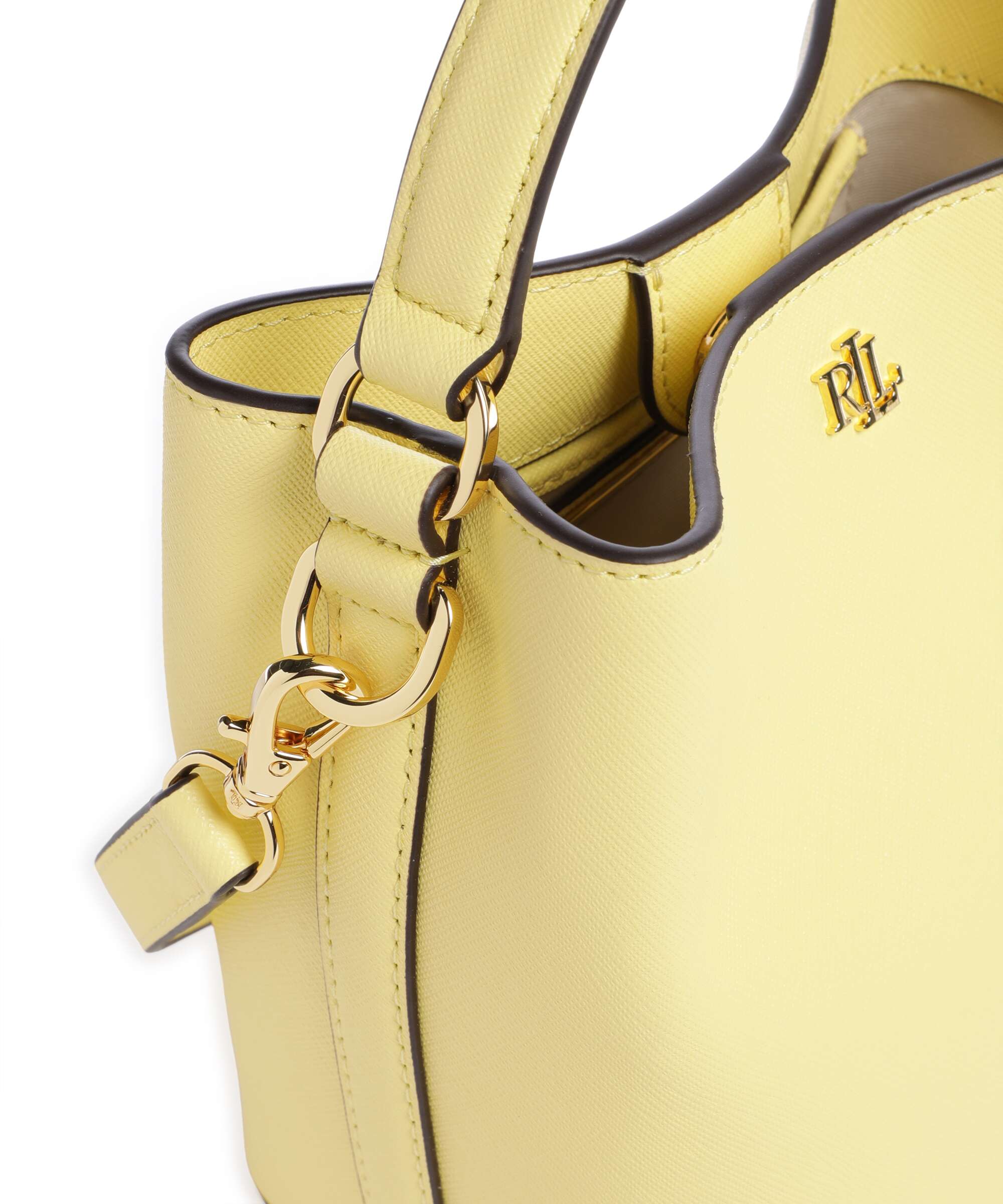 Lauren Ralph Lauren Reese Small Bucket bag lemon sorbet - Image 4