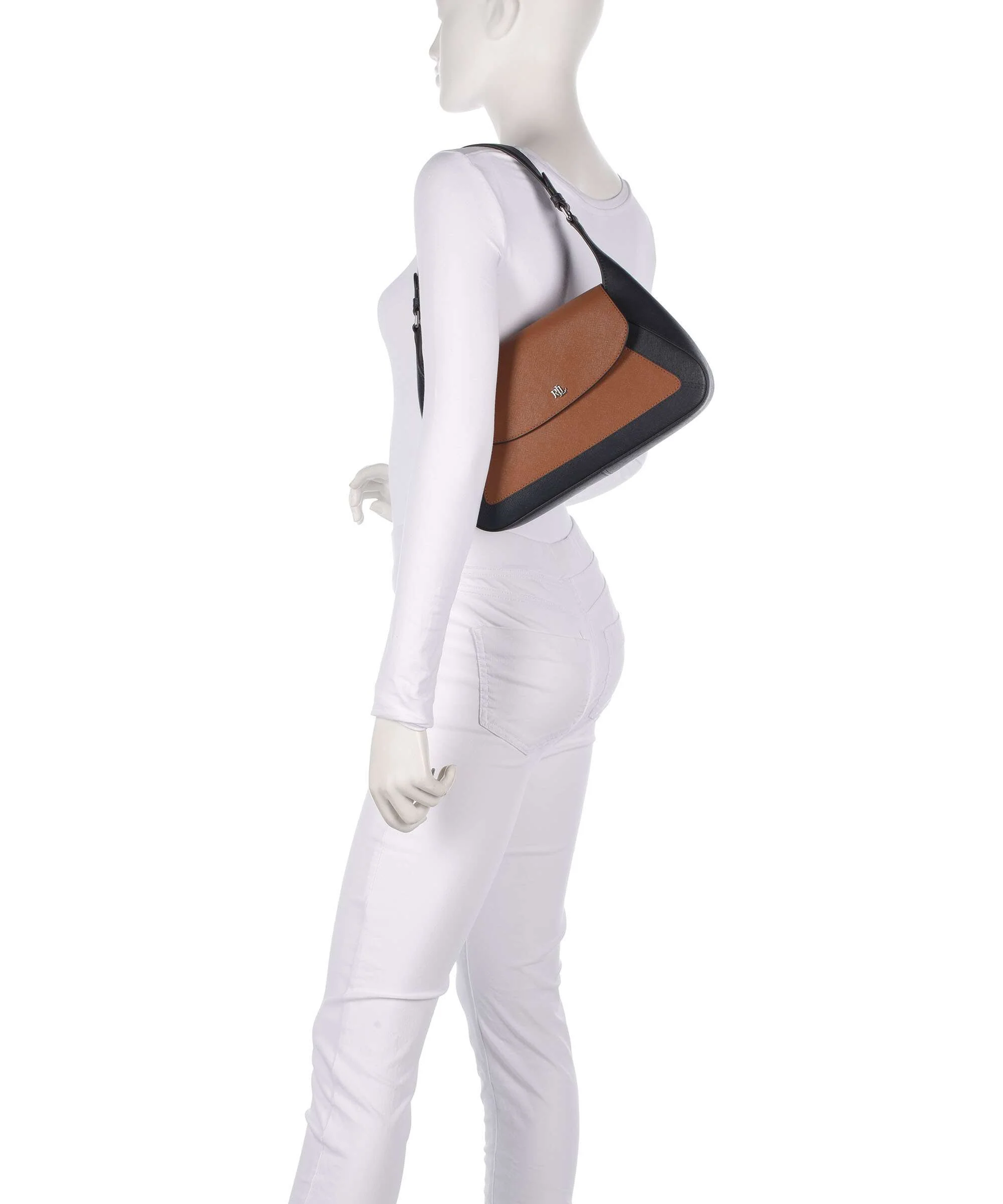 Lauren Ralph Lauren Schylar Medium Shoulder bag lauren tan/lauren navy - Image 3