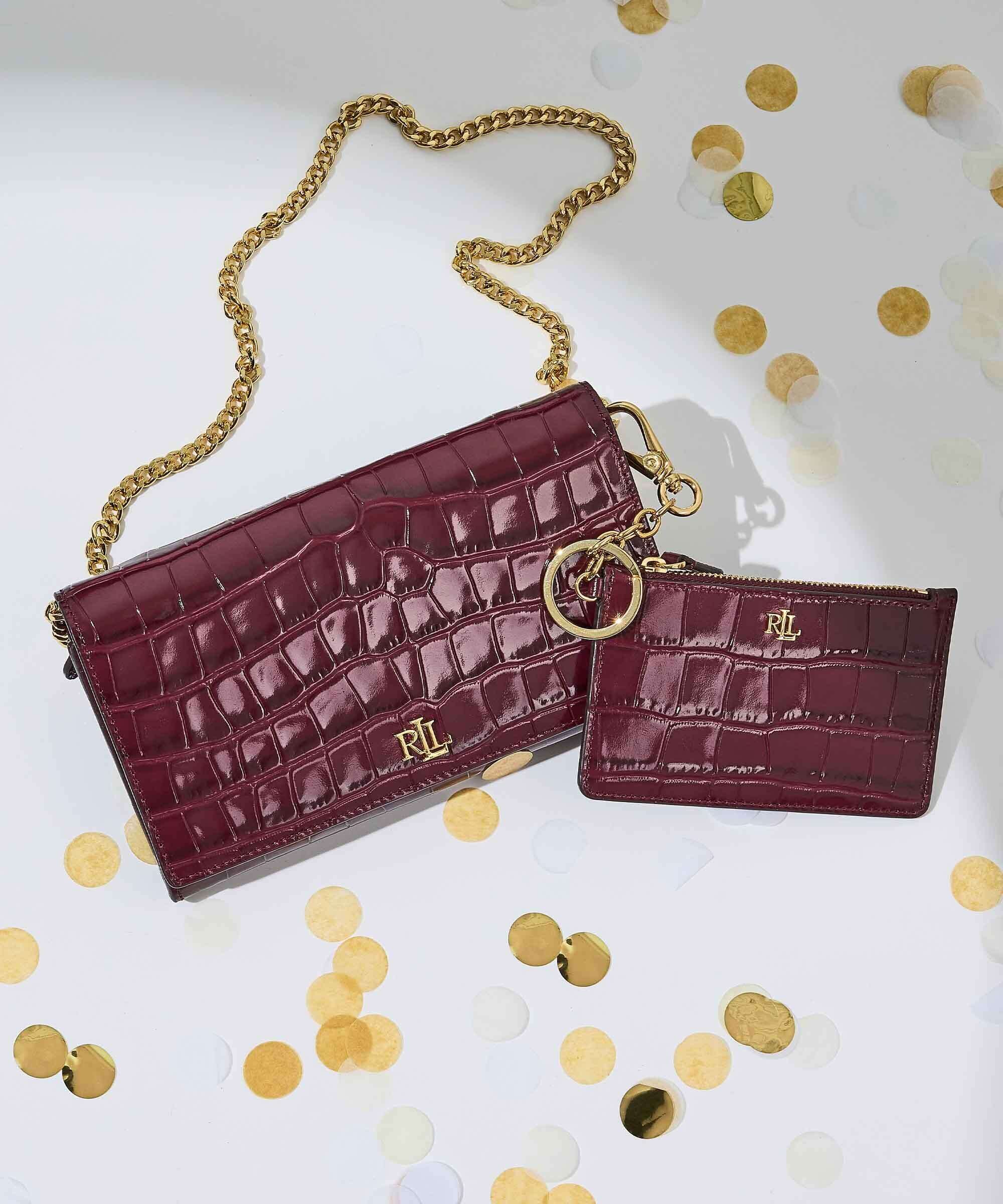 Lauren Ralph Lauren Small Credit card holder dark garnet - Image 2