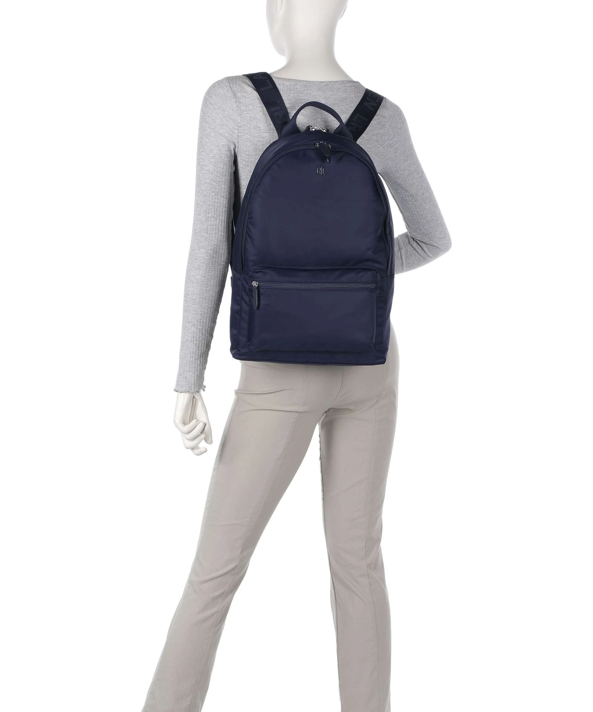 Lauren Ralph Lauren Stevie Medium Backpack refined navy - Image 3