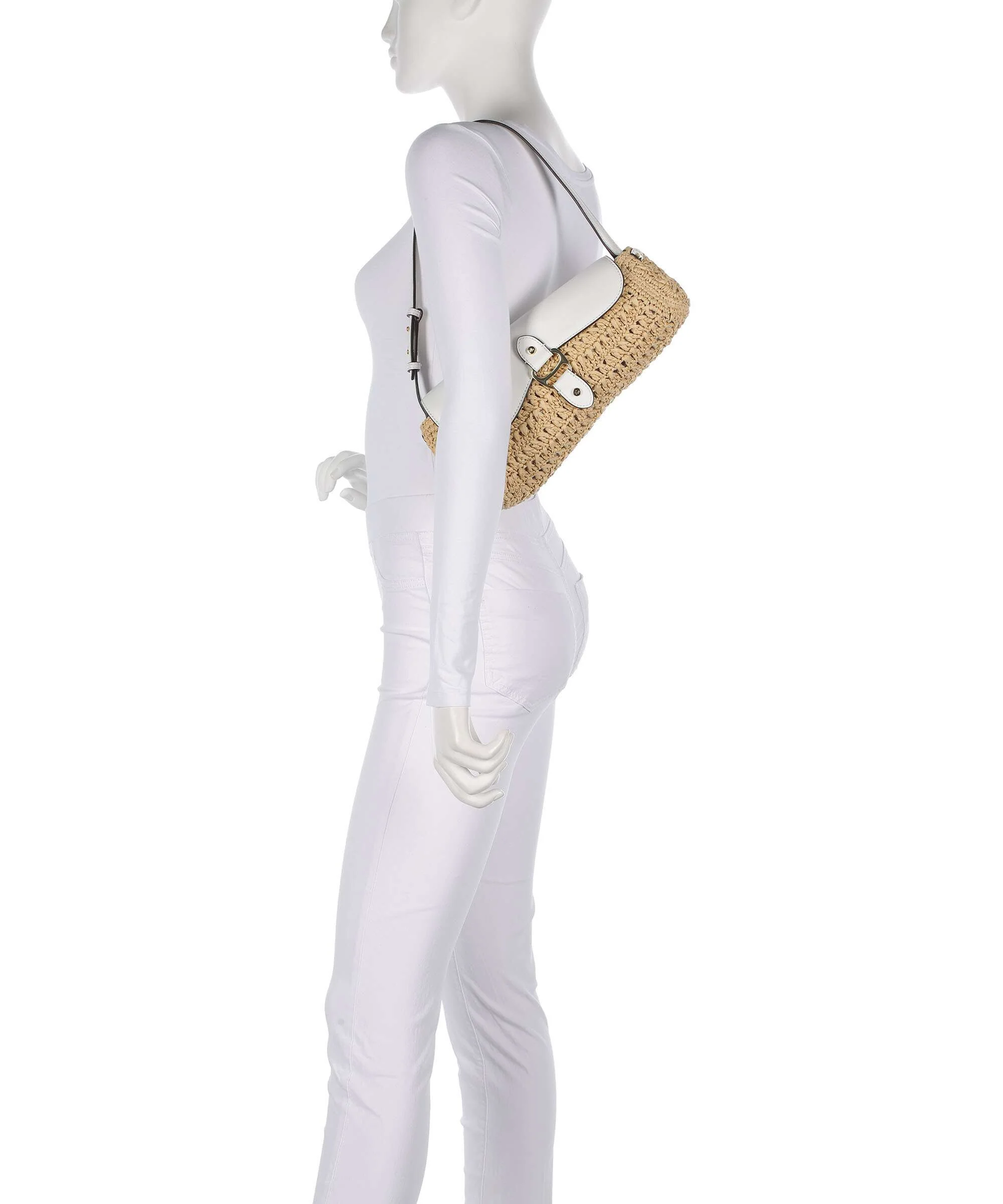 Lauren Ralph Lauren Tasha Medium Shoulder bag natural/white - Image 3