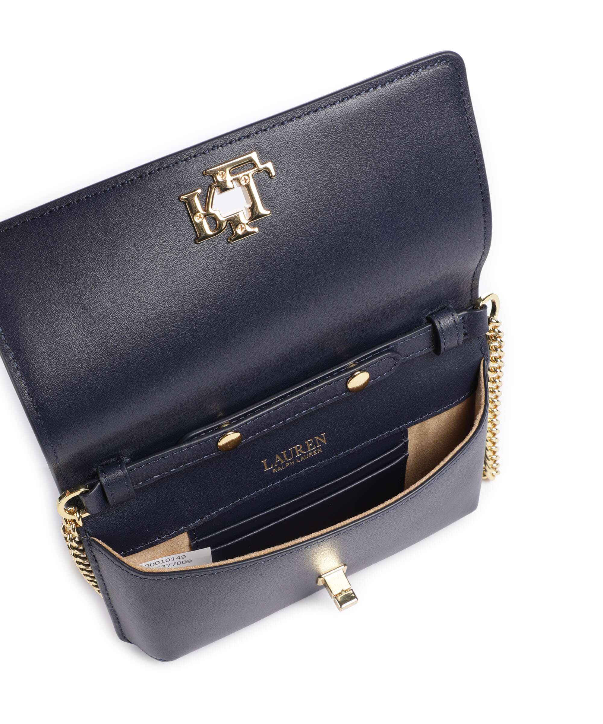 Lauren Ralph Lauren Turn-Lock Crossbody bag refined navy - Image 6