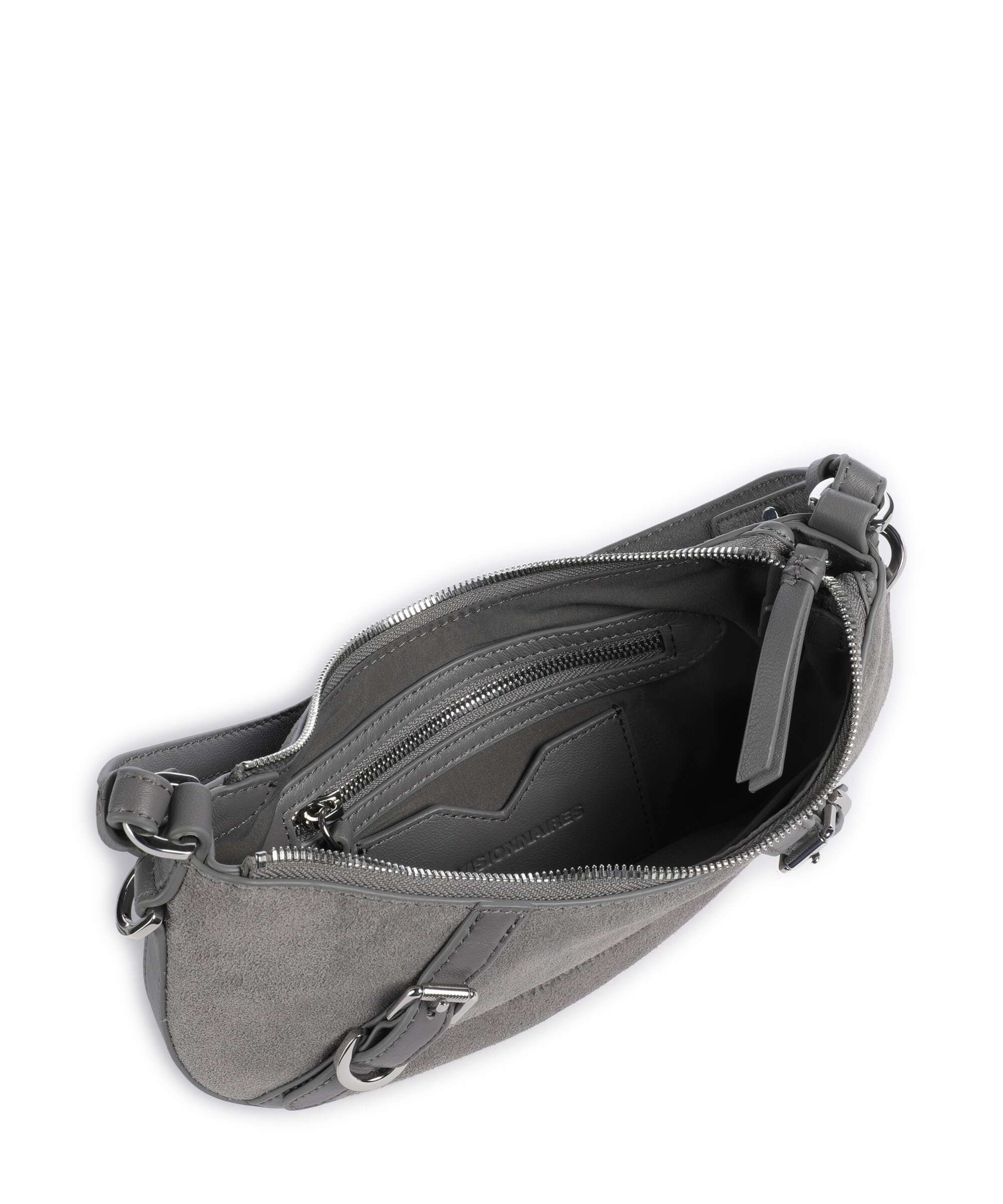 Les Visionnaires Enya Cozy Mini Shoulder bag titanium grey - Image 7