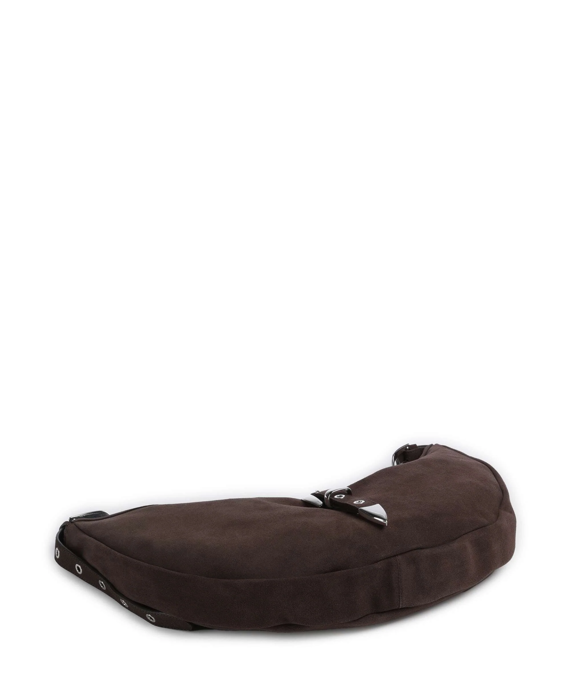 Les Visionnaires Enya Rebel Cozy Hobo bag dark brown - Image 4