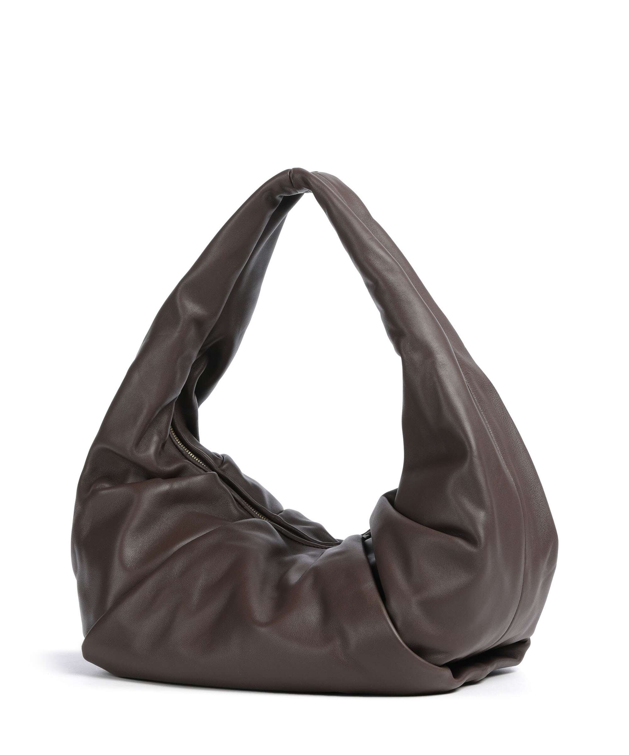 Les Visionnaires Greta Essential Silky Hobo bag chocolate - Image 2