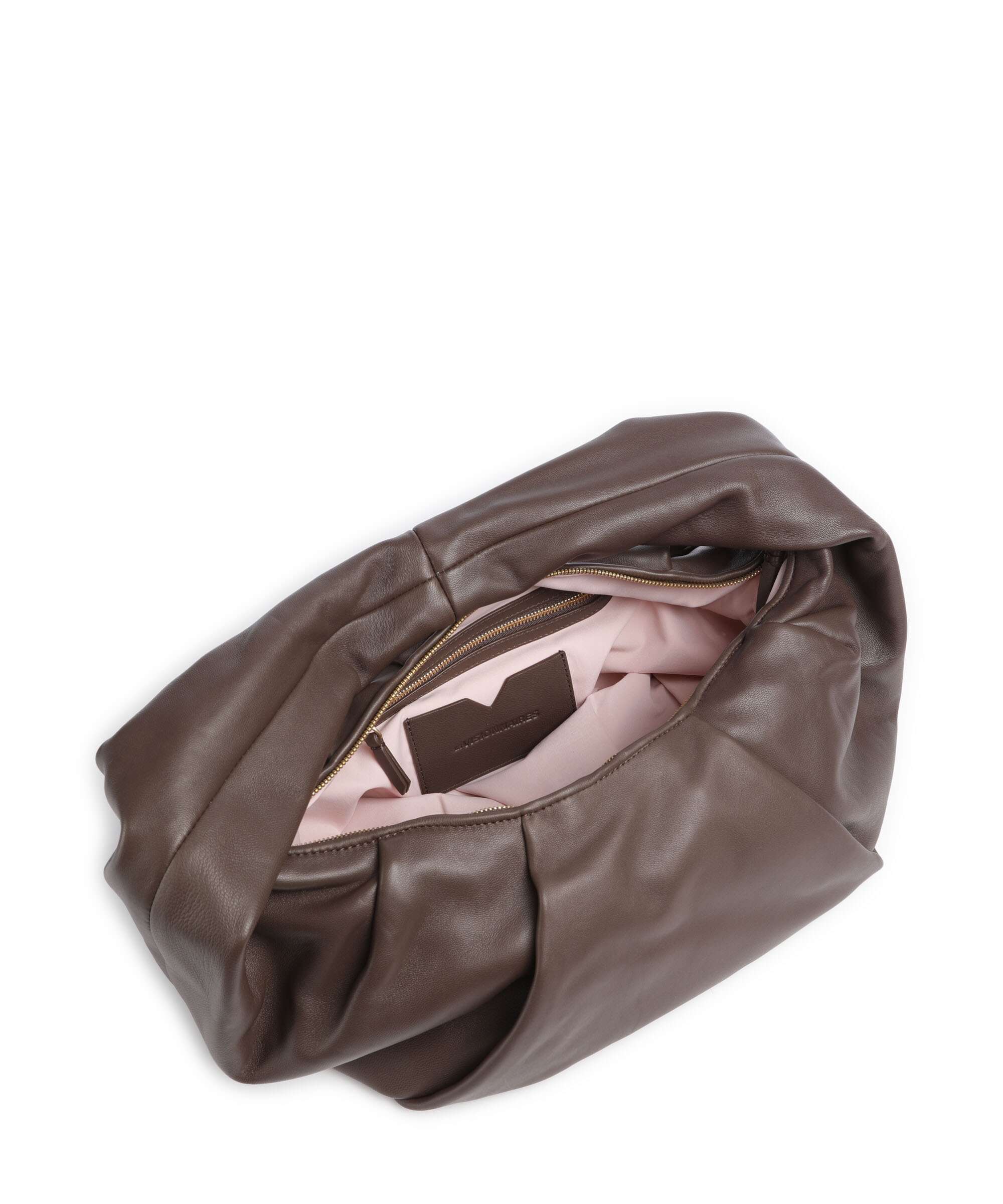 Les Visionnaires Greta Essential Silky Hobo bag chocolate - Image 5