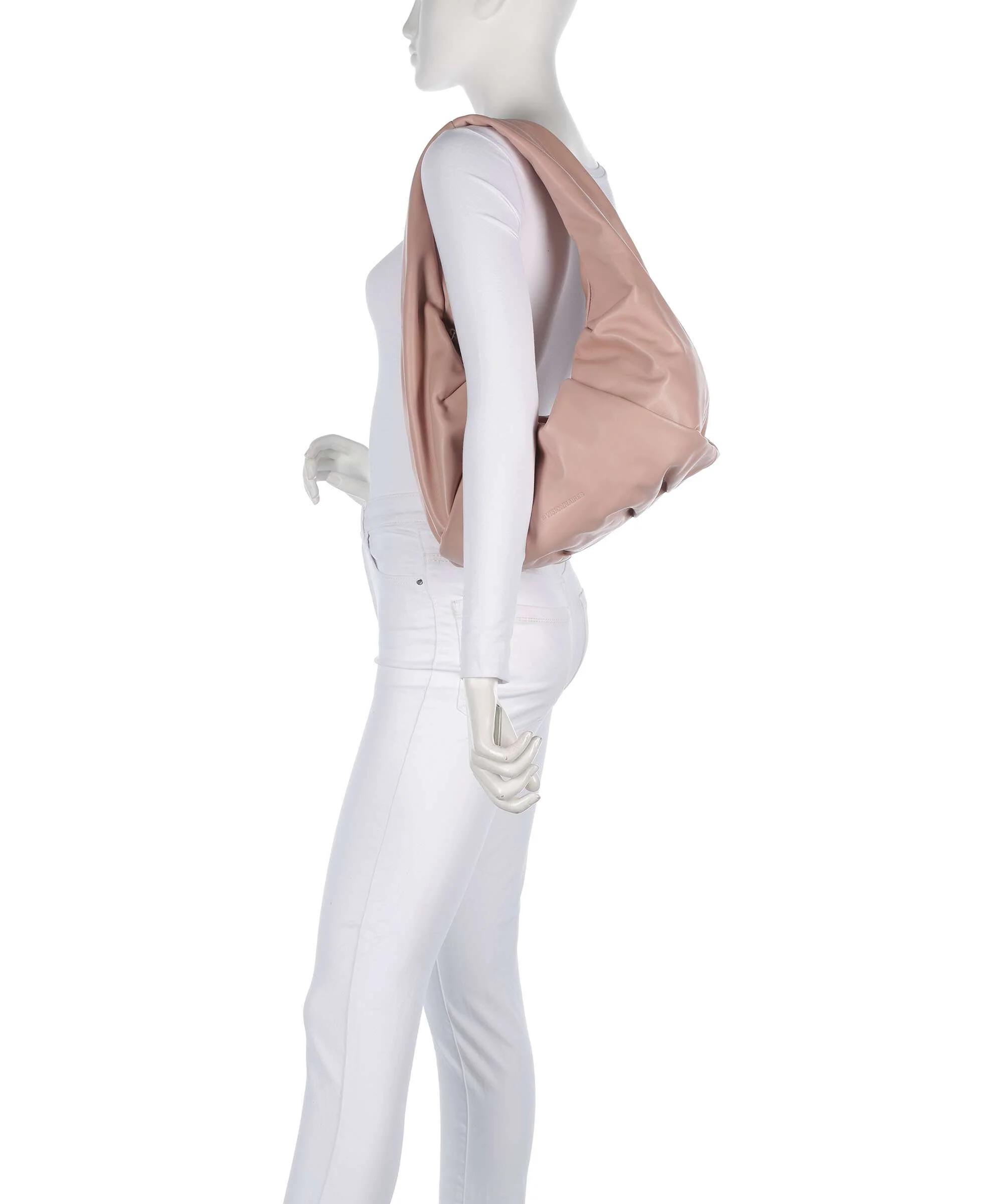 Les Visionnaires Greta Essential Silky Hobo bag rose quartz - Image 3