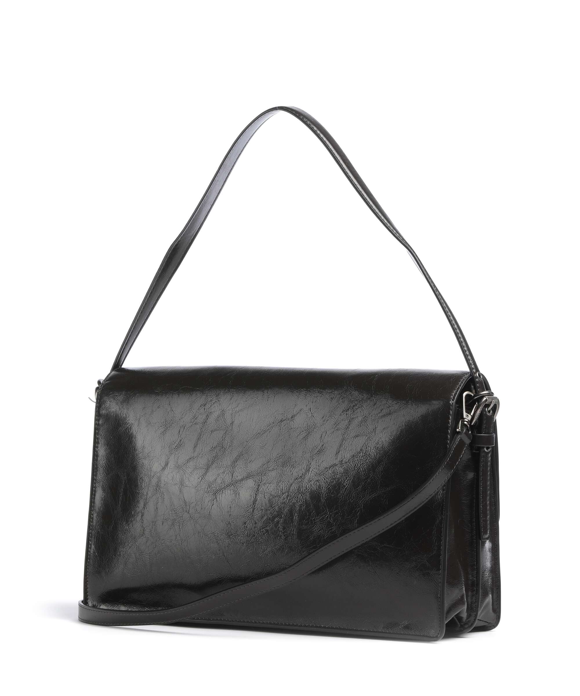 Liebeskind Audrey Recycled Lack Distressed M Shoulder bag deep soil - Image 2