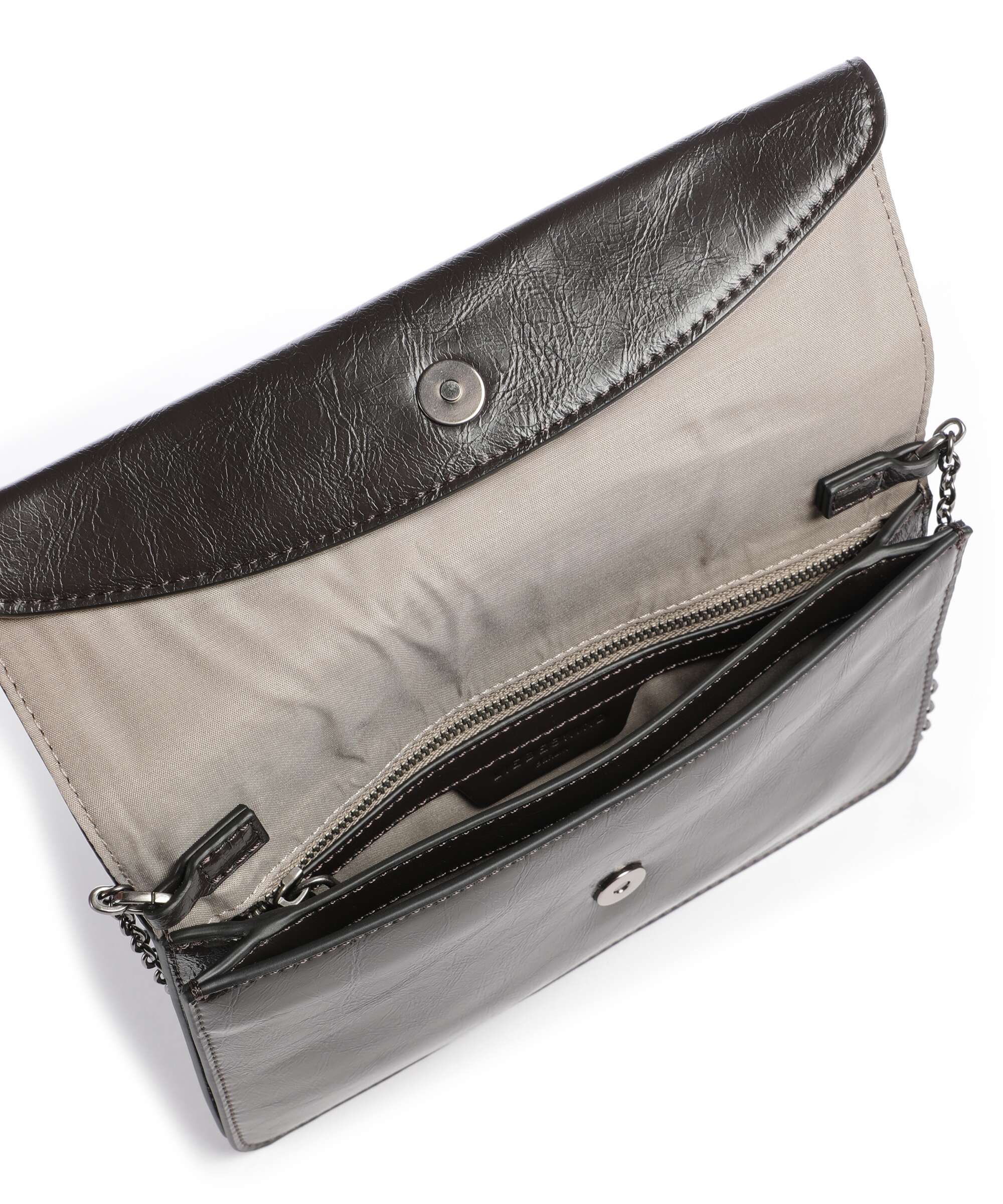 Liebeskind Audrey Recycled Lack Distressed S Crossbody bag deep soil - Image 5