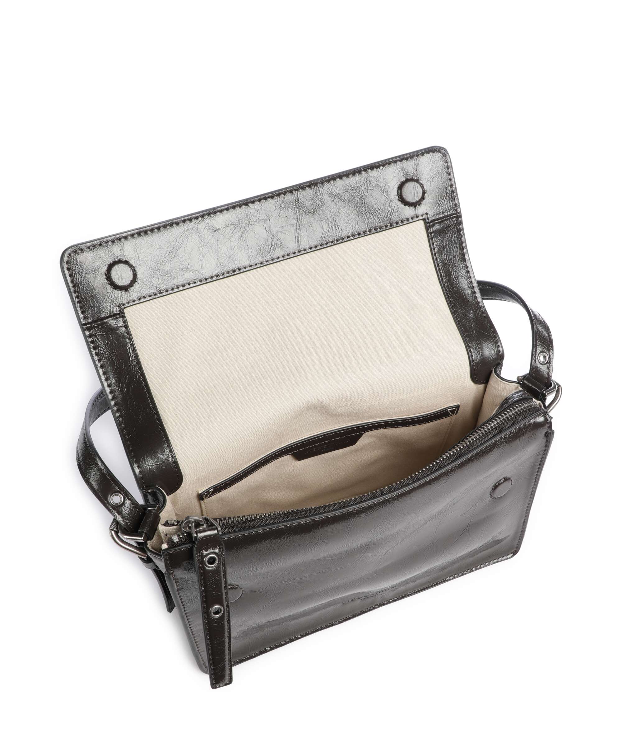 Liebeskind Audrey Recycled Lack Distressed S Shoulder bag deep soil - Image 7