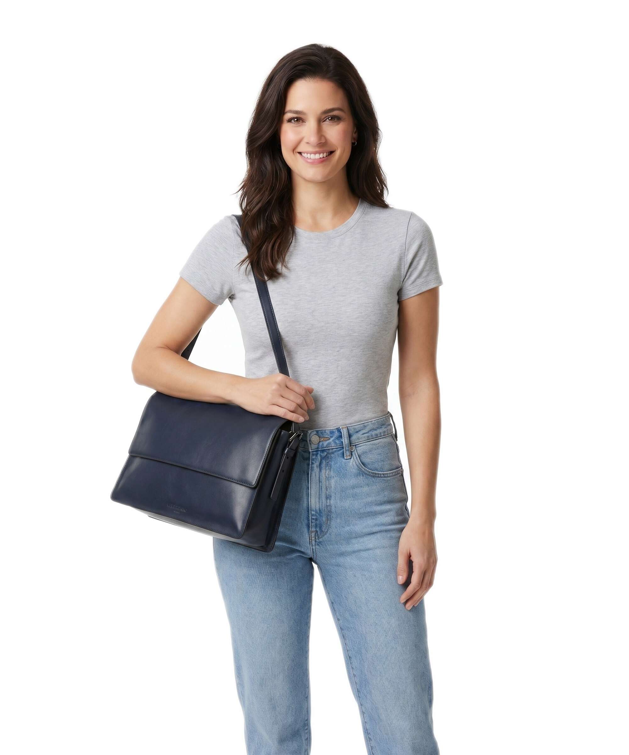 Liebeskind Audrey Recycled Soft Calf M Shoulder bag peacoat - Image 3