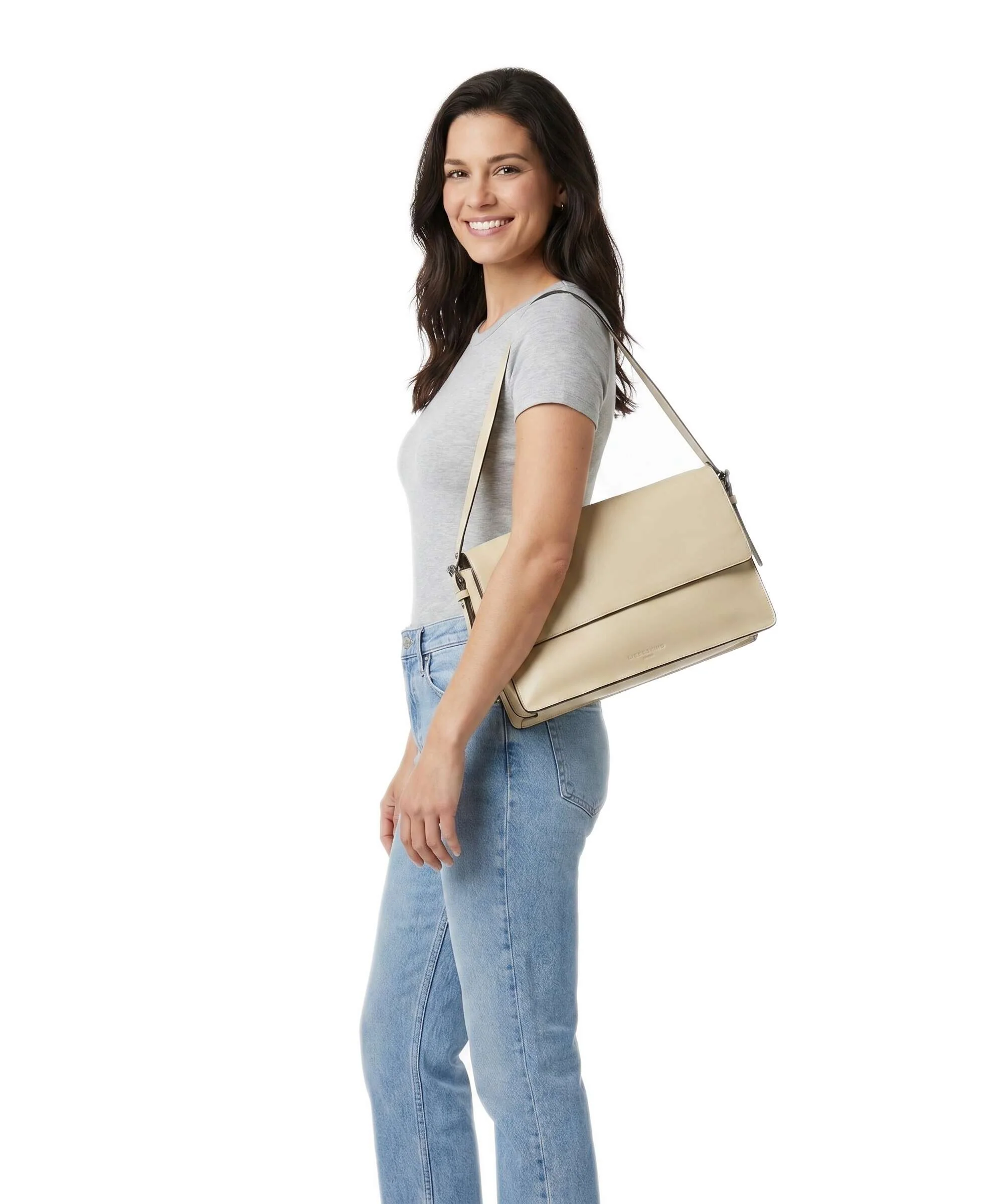 Liebeskind Audrey Recycled Soft Calf M Shoulder bag biscotti - Image 3