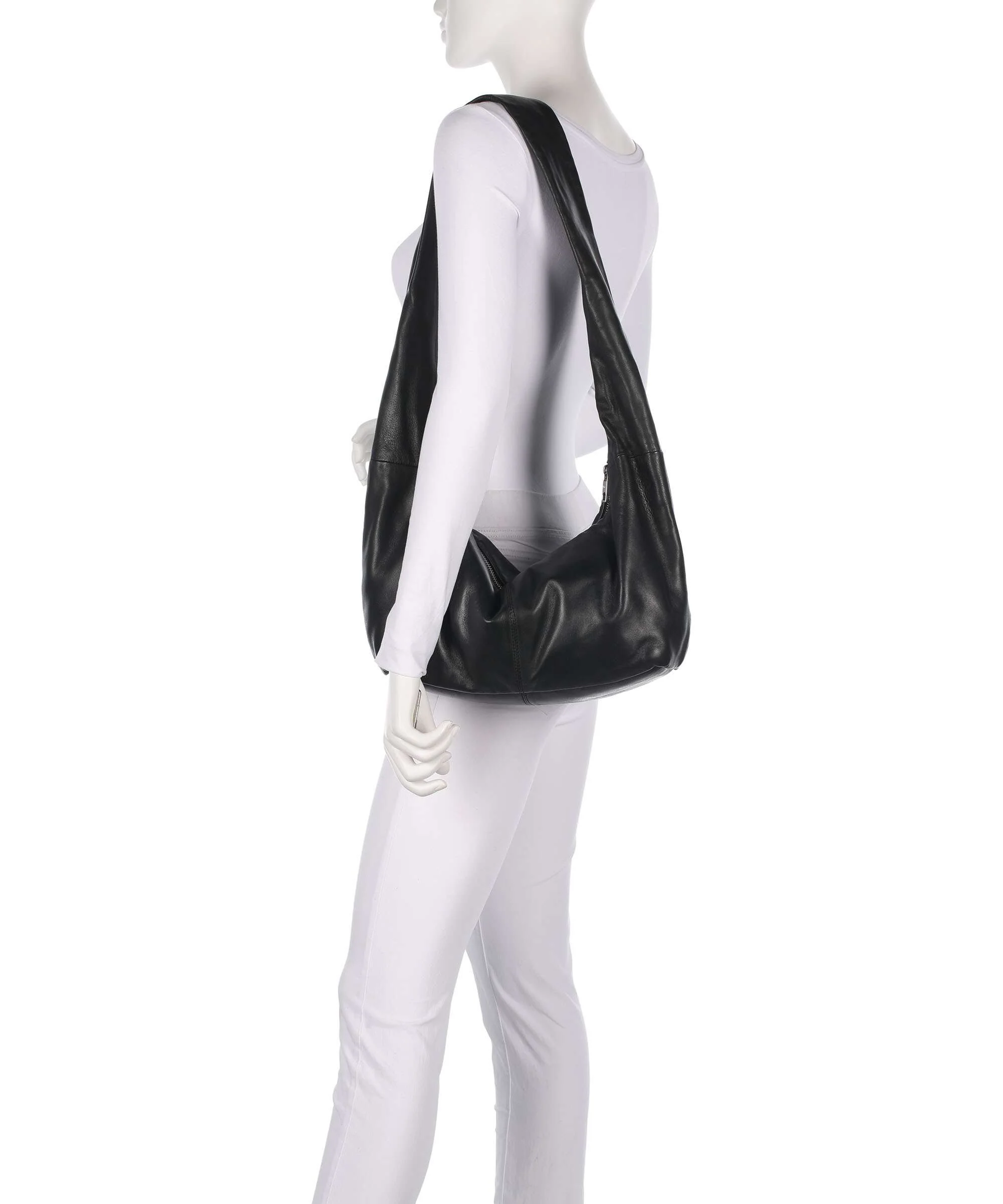 Liebeskind Bo Sheep Natural M Hobo bag black - Image 3
