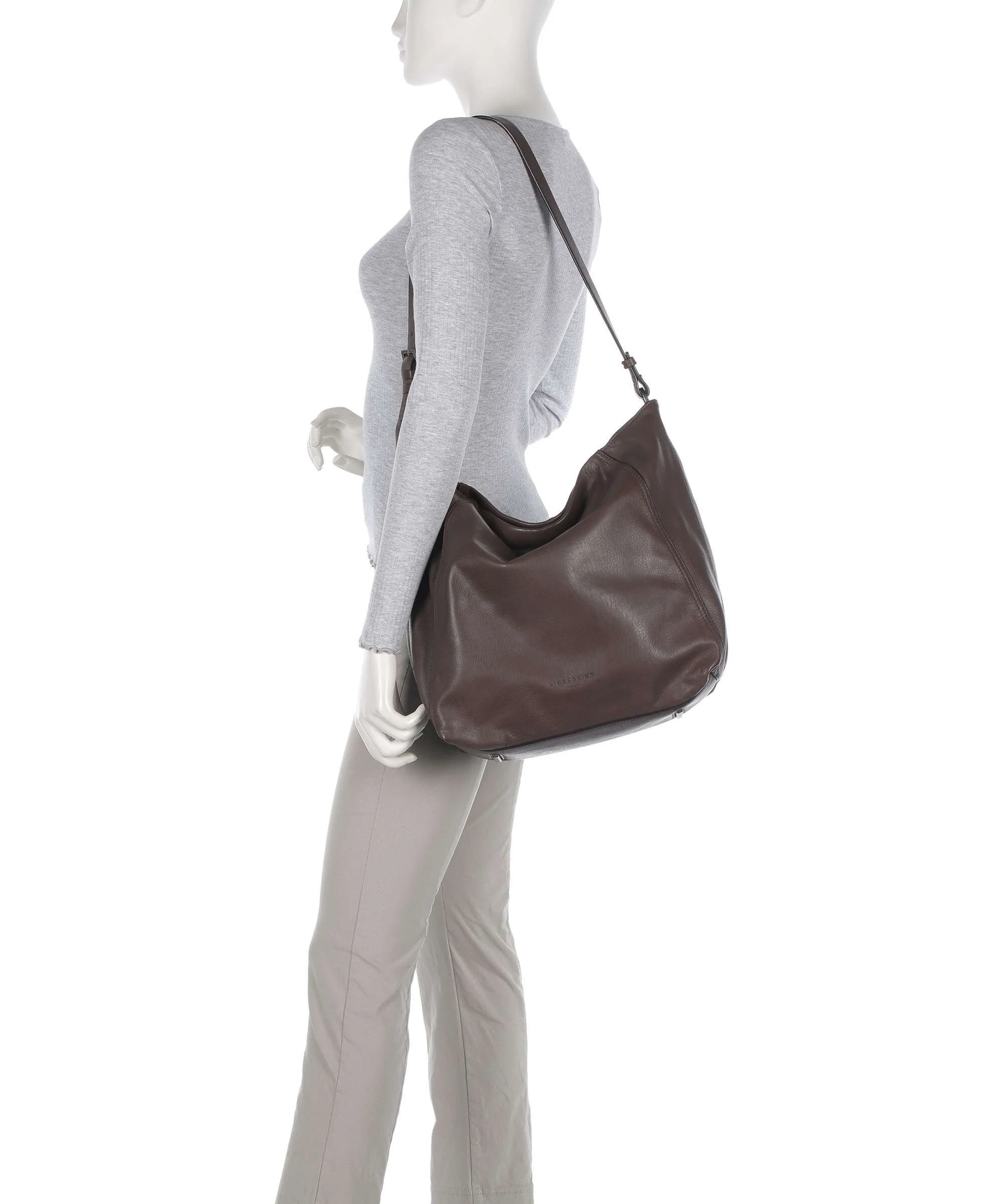 Liebeskind Chudy Sheep Natural L Hobo bag light truffel - Image 3