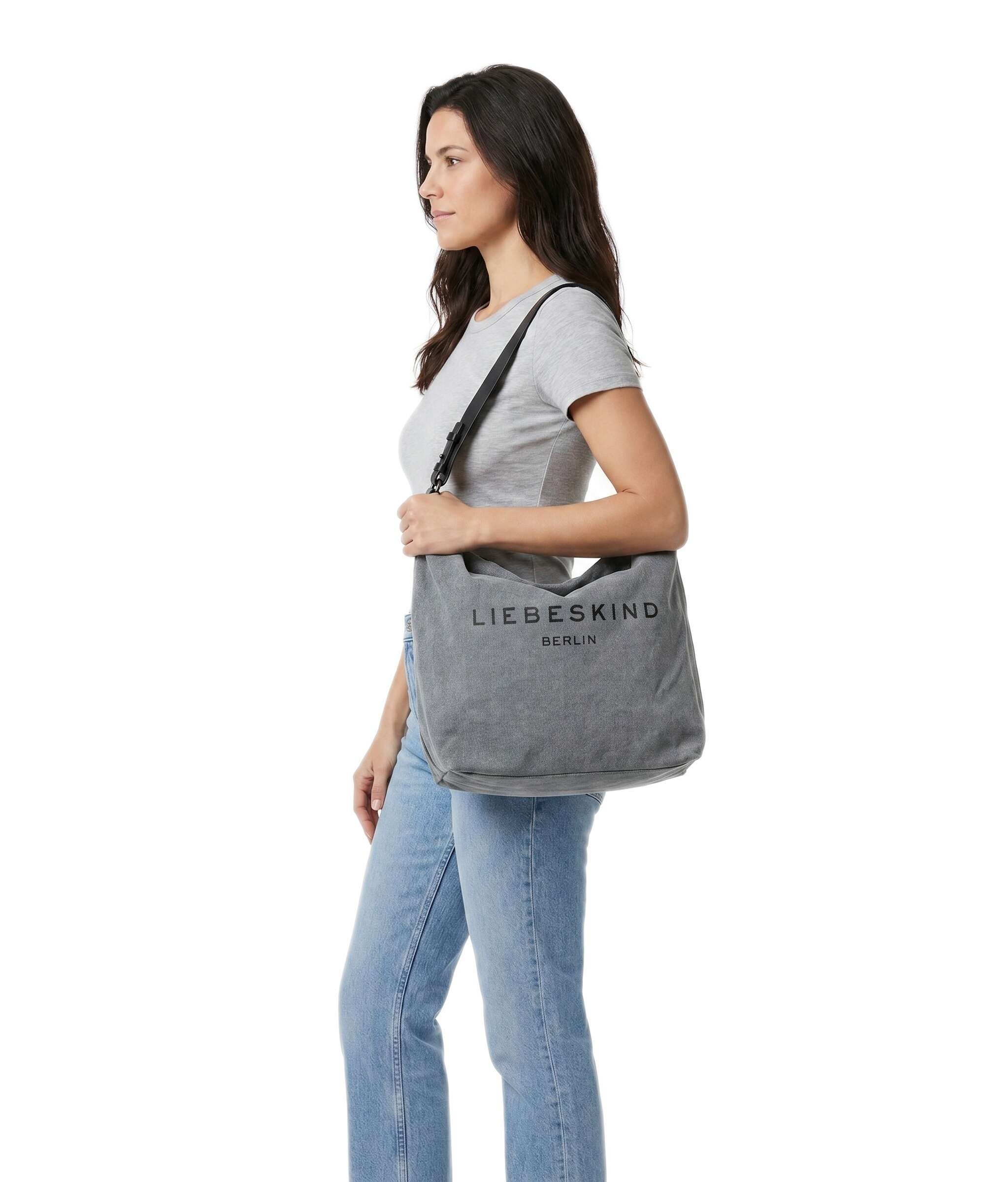 Liebeskind Clea Denim Hobo bag blue denim - Image 3