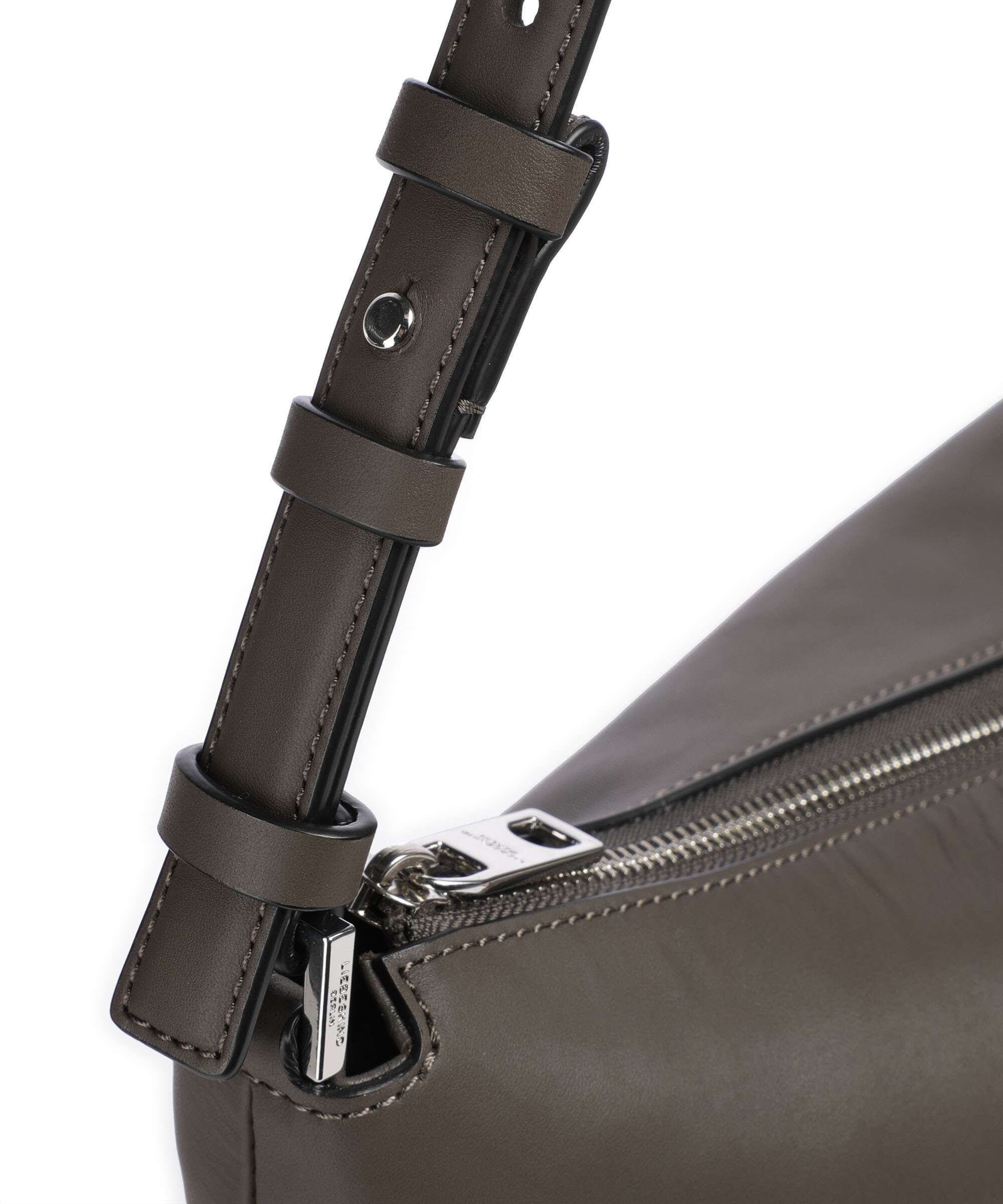 Liebeskind Edda Calf Optic M Hobo bag dark grigio - Image 4