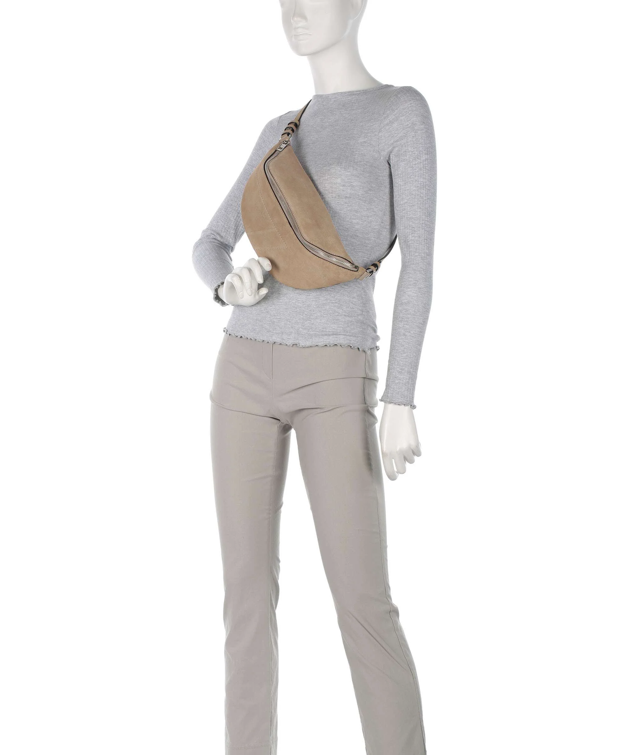 Liebeskind Edda Promo Suede M Belt bag stone - Image 4