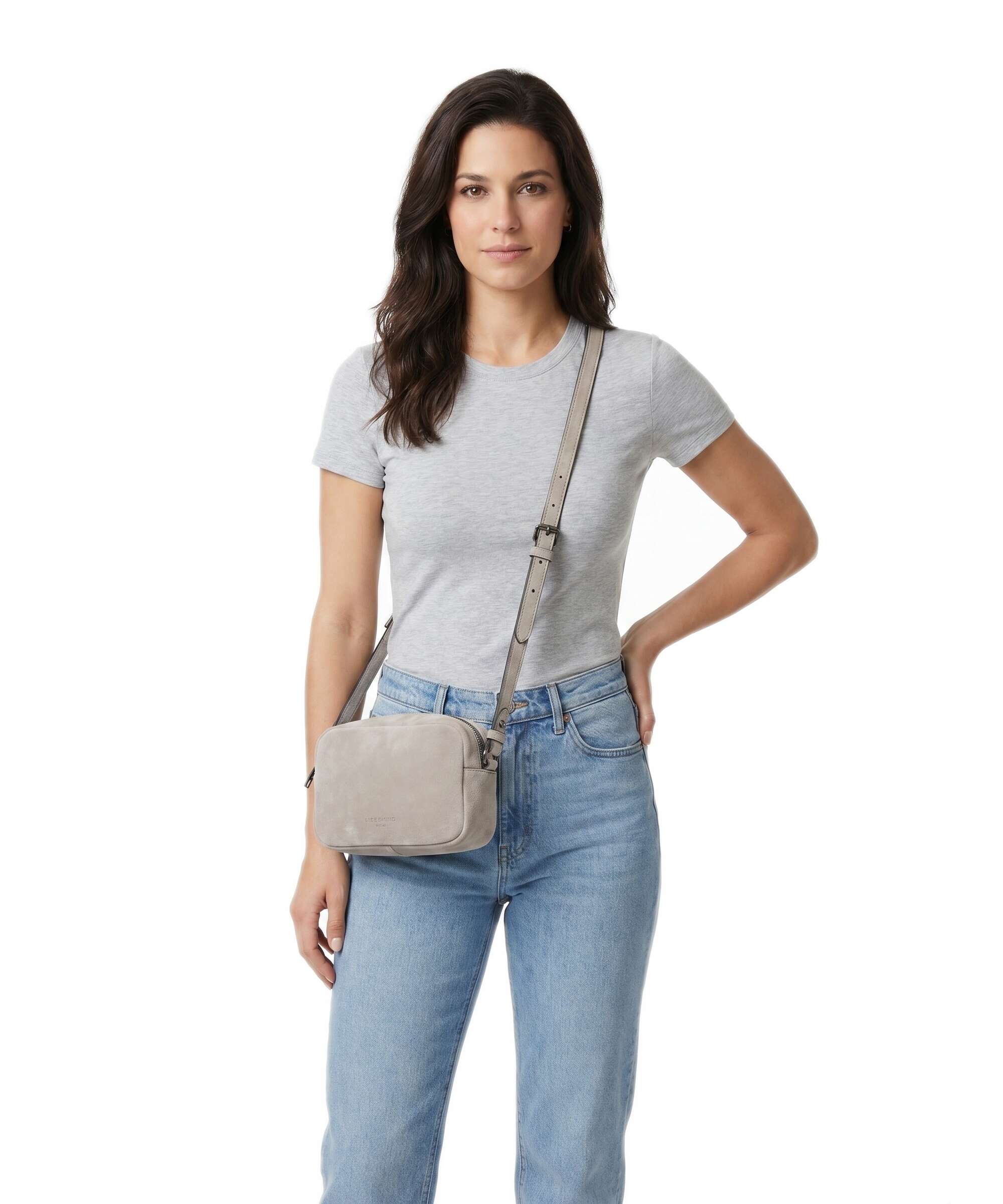 Liebeskind Ella Hydro Suede S Crossbody bag beige - Image 3