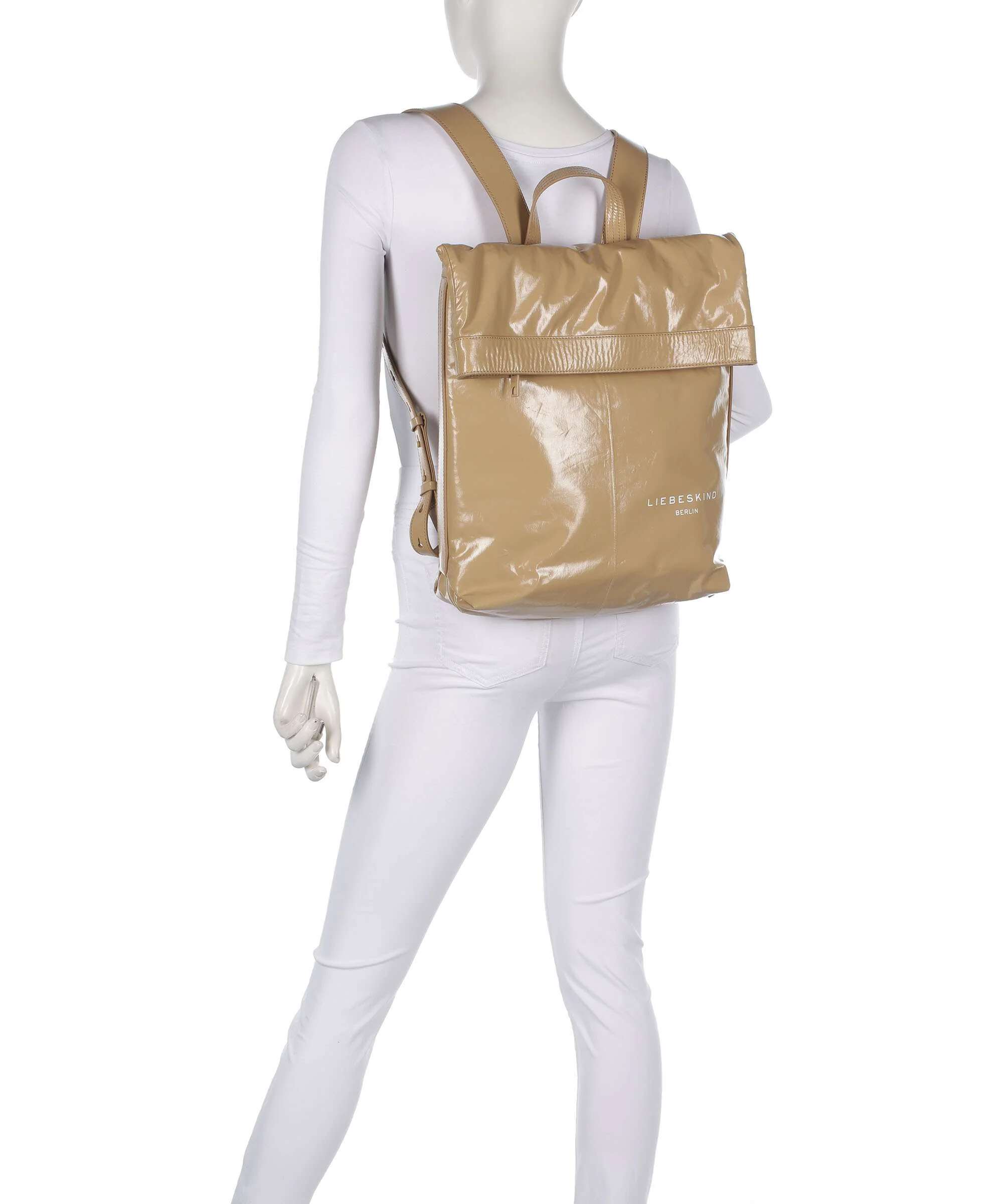 Liebeskind Elvira Rain L Backpack beige - Image 3