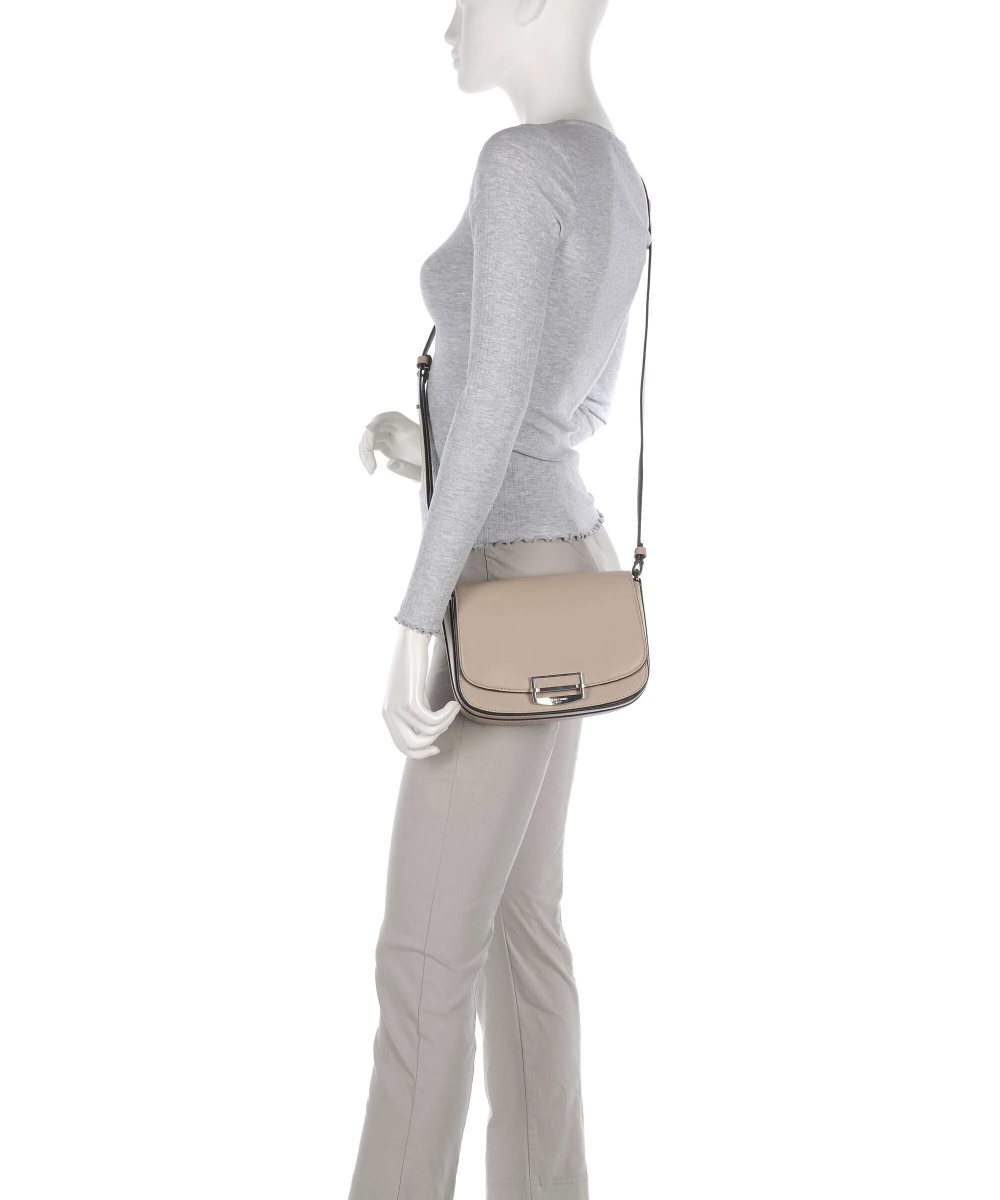 Liebeskind Ezra Calf Optic M Crossbody bag stone - Image 3