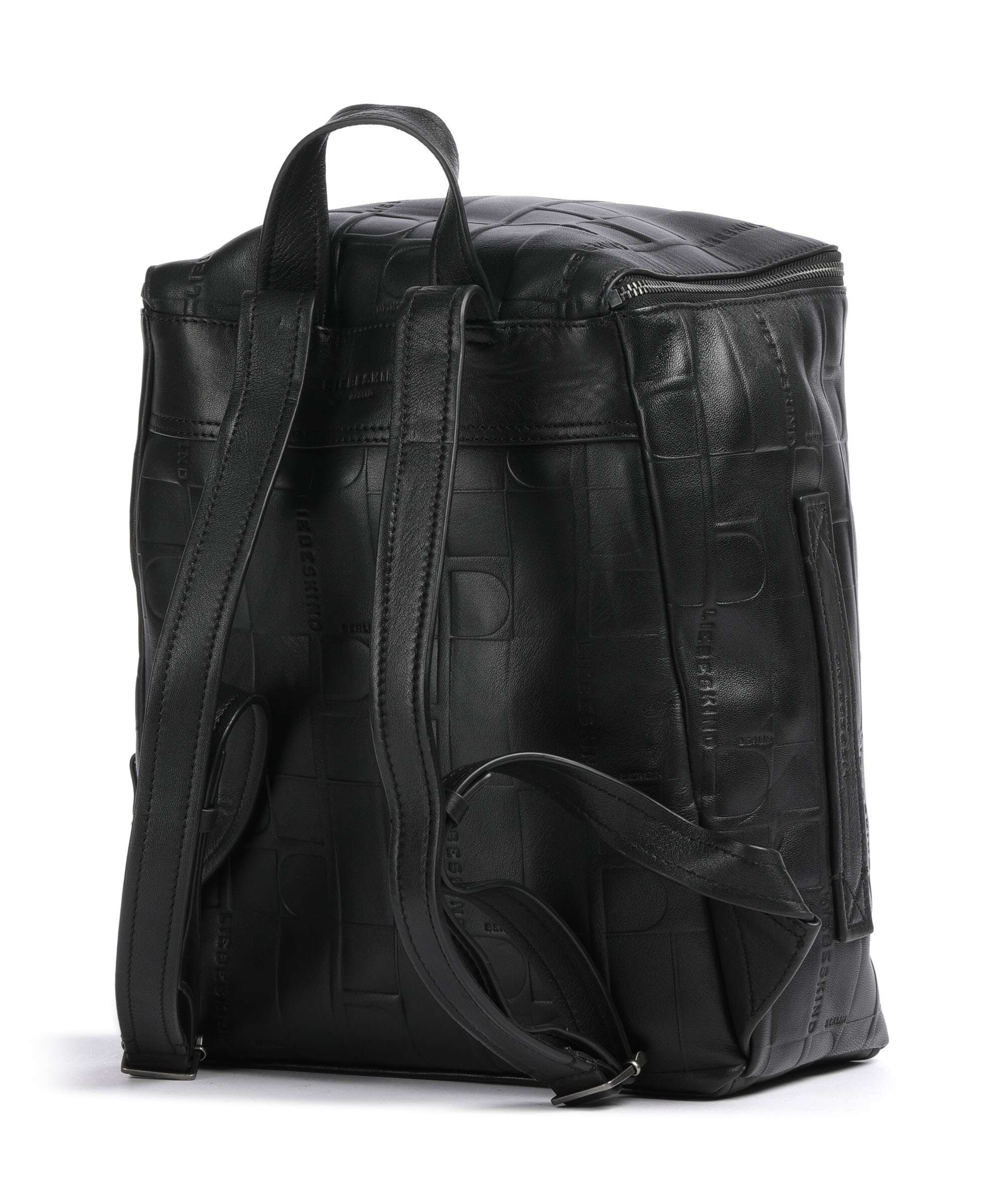 Liebeskind Hera Monogram Sheep Natural M Backpack black - Image 2