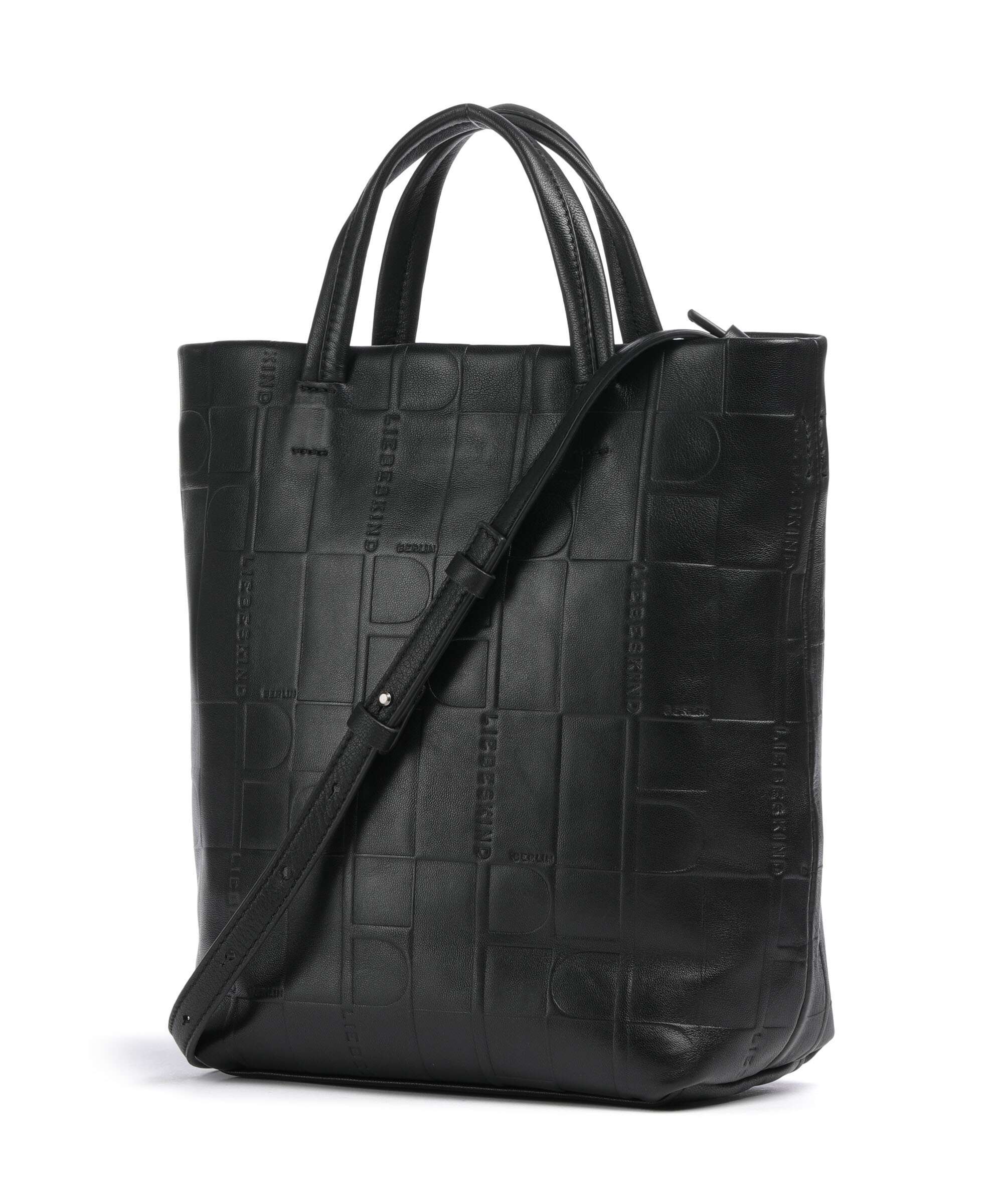 Liebeskind Hera Monogram Sheep Natural M Handbag black - Image 2
