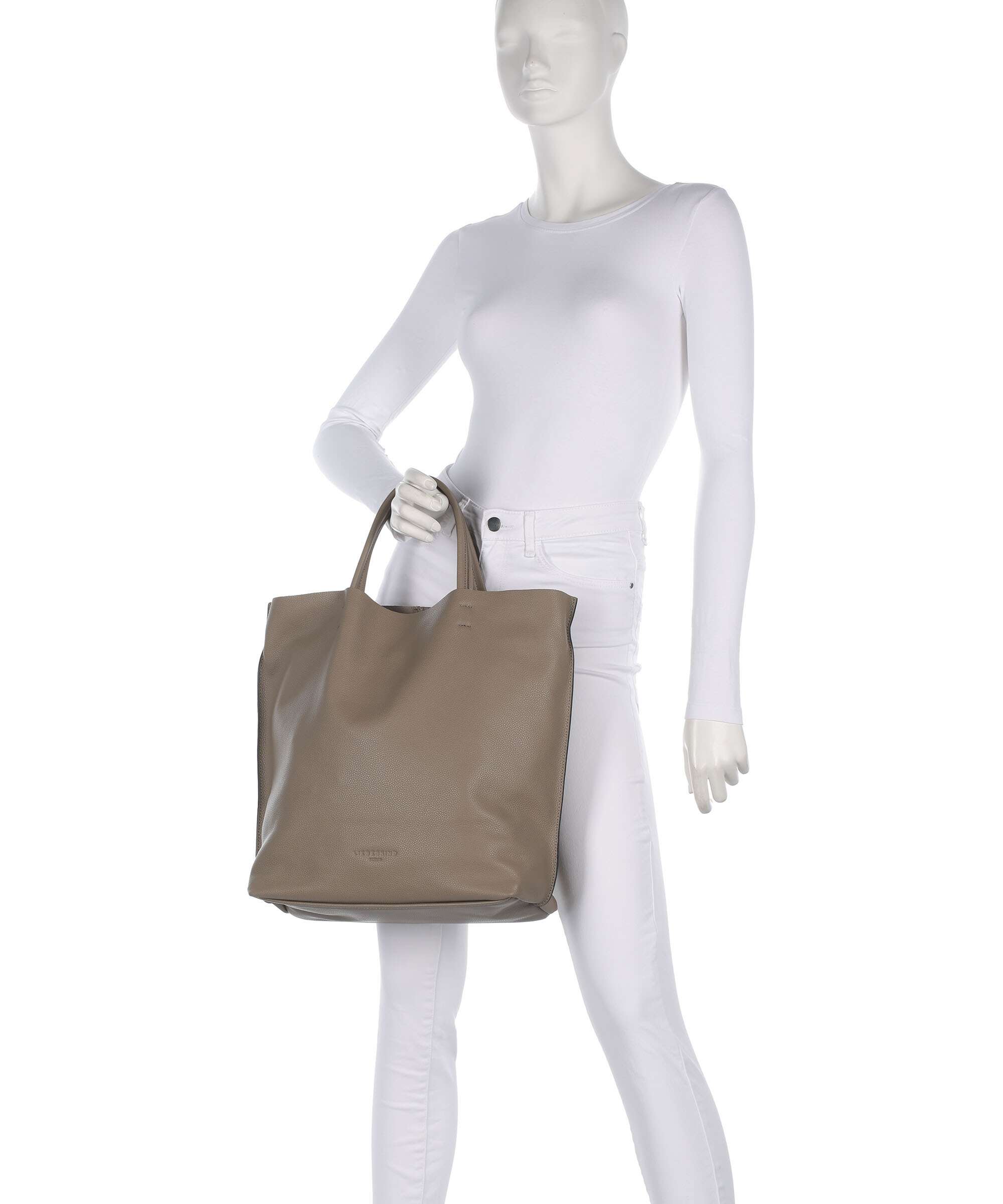 Liebeskind Hera Small Pebble L Handbag neutral grey - Image 3