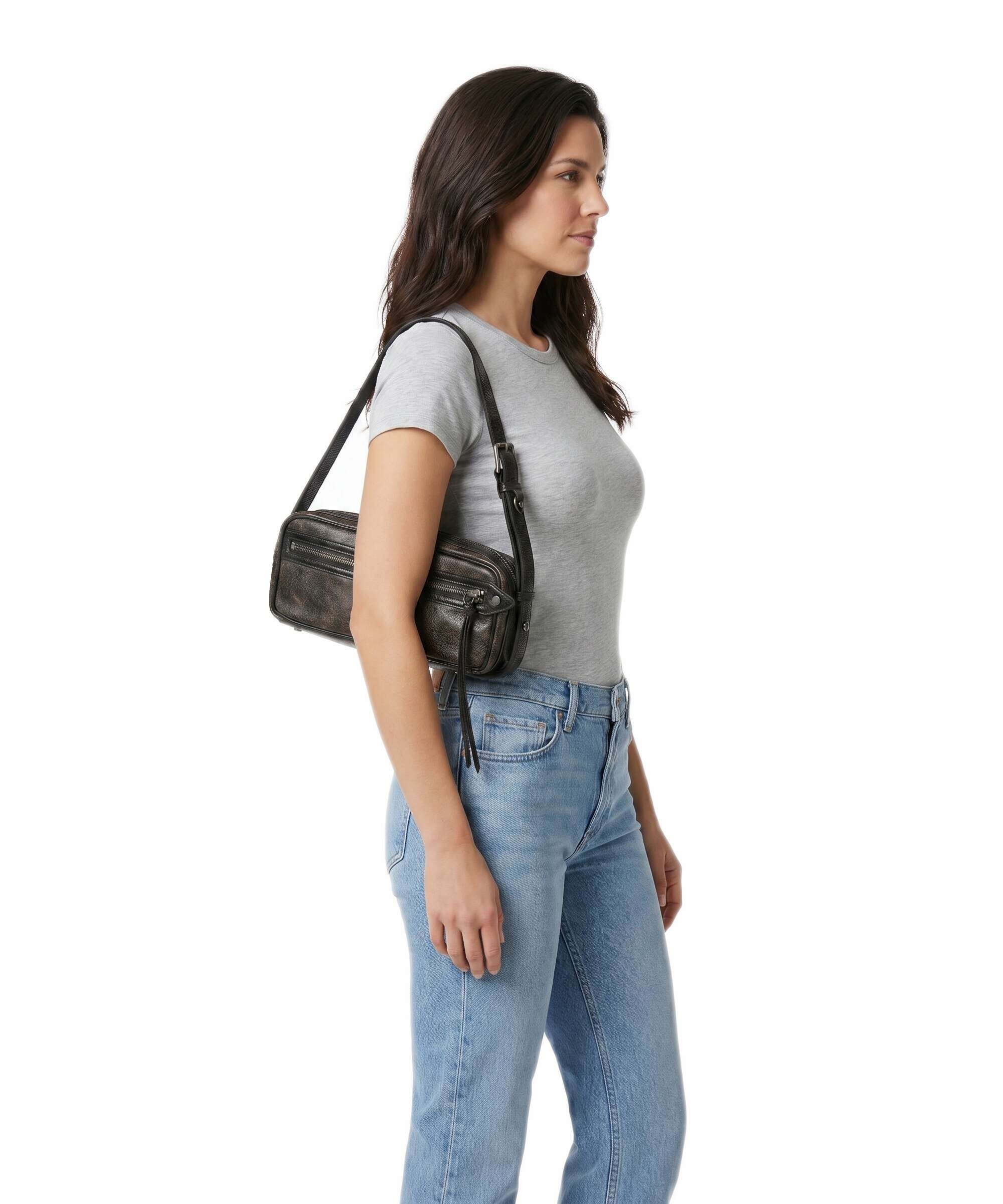 Liebeskind Juno Vintage PU S Shoulder bag deep soil - Image 3