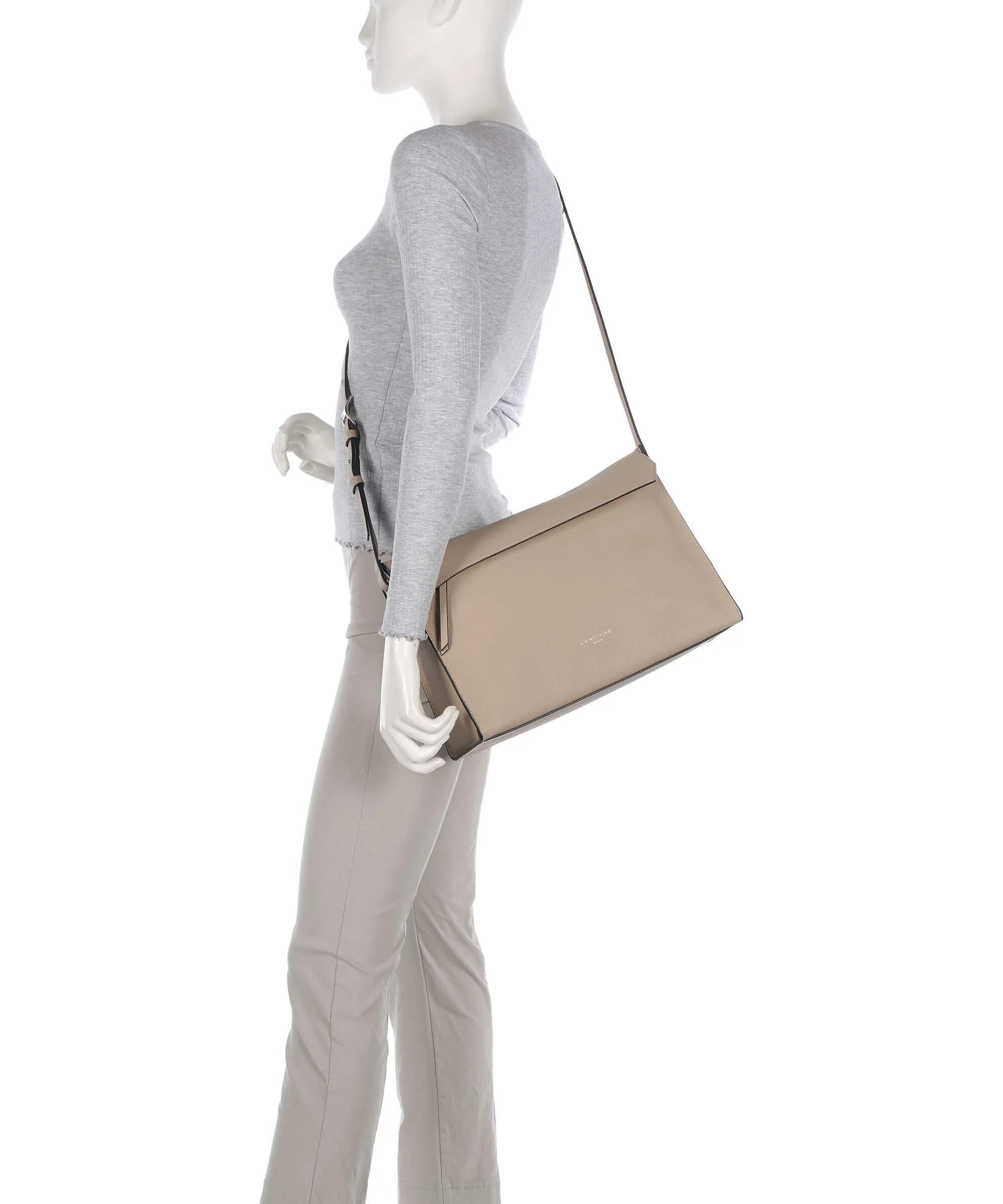 Liebeskind Lora Small Pebble M Shoulder bag stone - Image 3