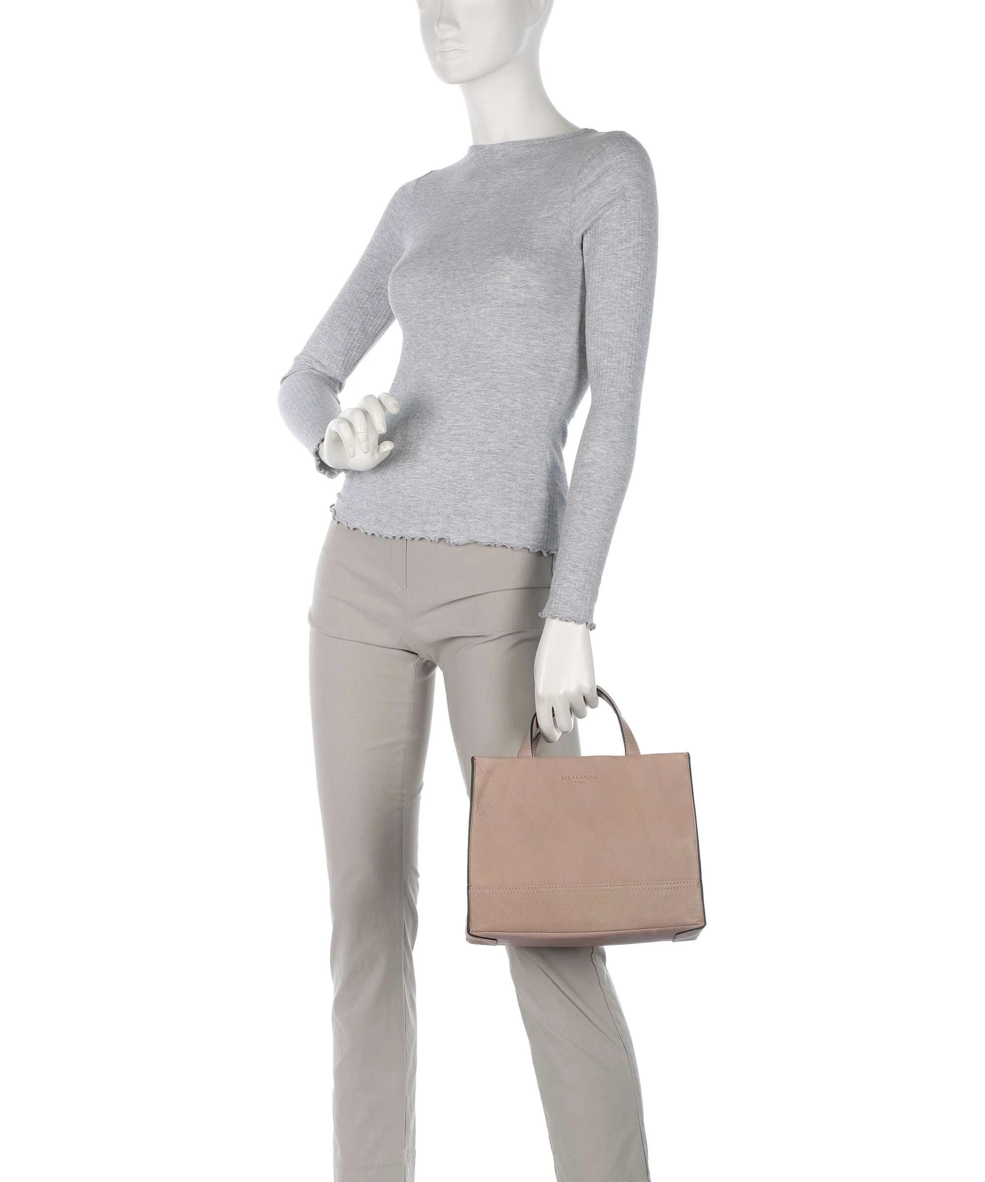 Liebeskind Lou 2 3D Leather M Handbag stone - Image 3