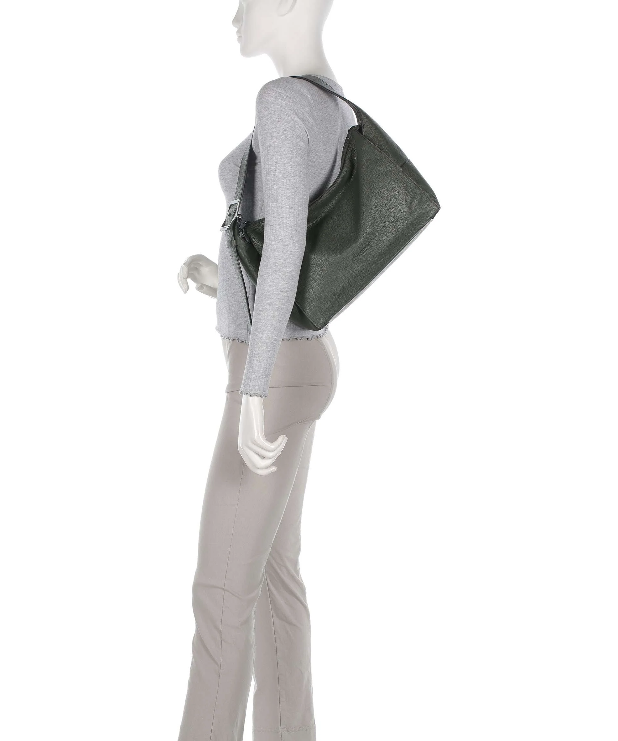 Liebeskind Lou Small Pebble M Hobo bag cypress green - Image 3