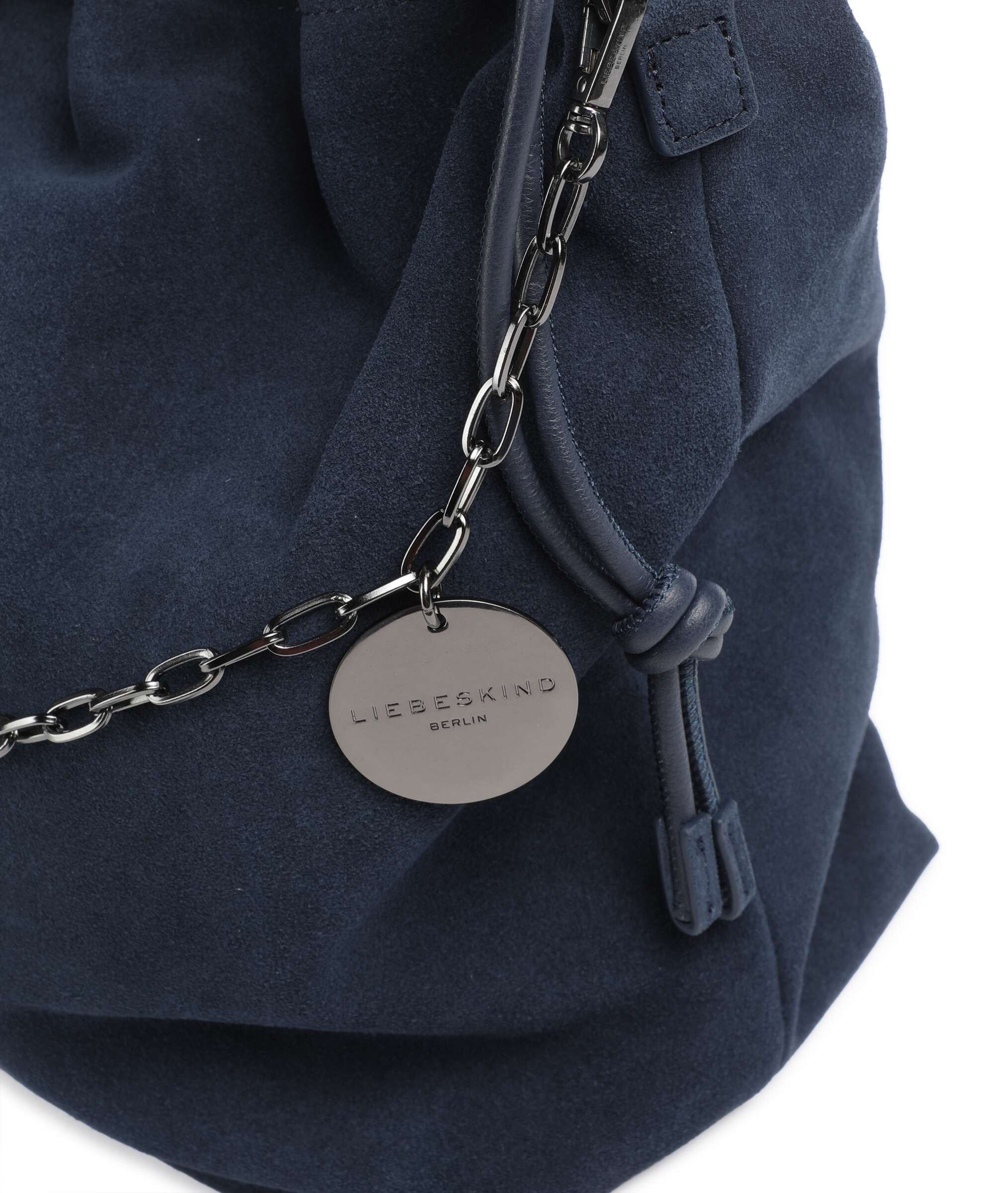 Liebeskind Lya II Hydro Suede M Bucket bag peacoat - Image 4