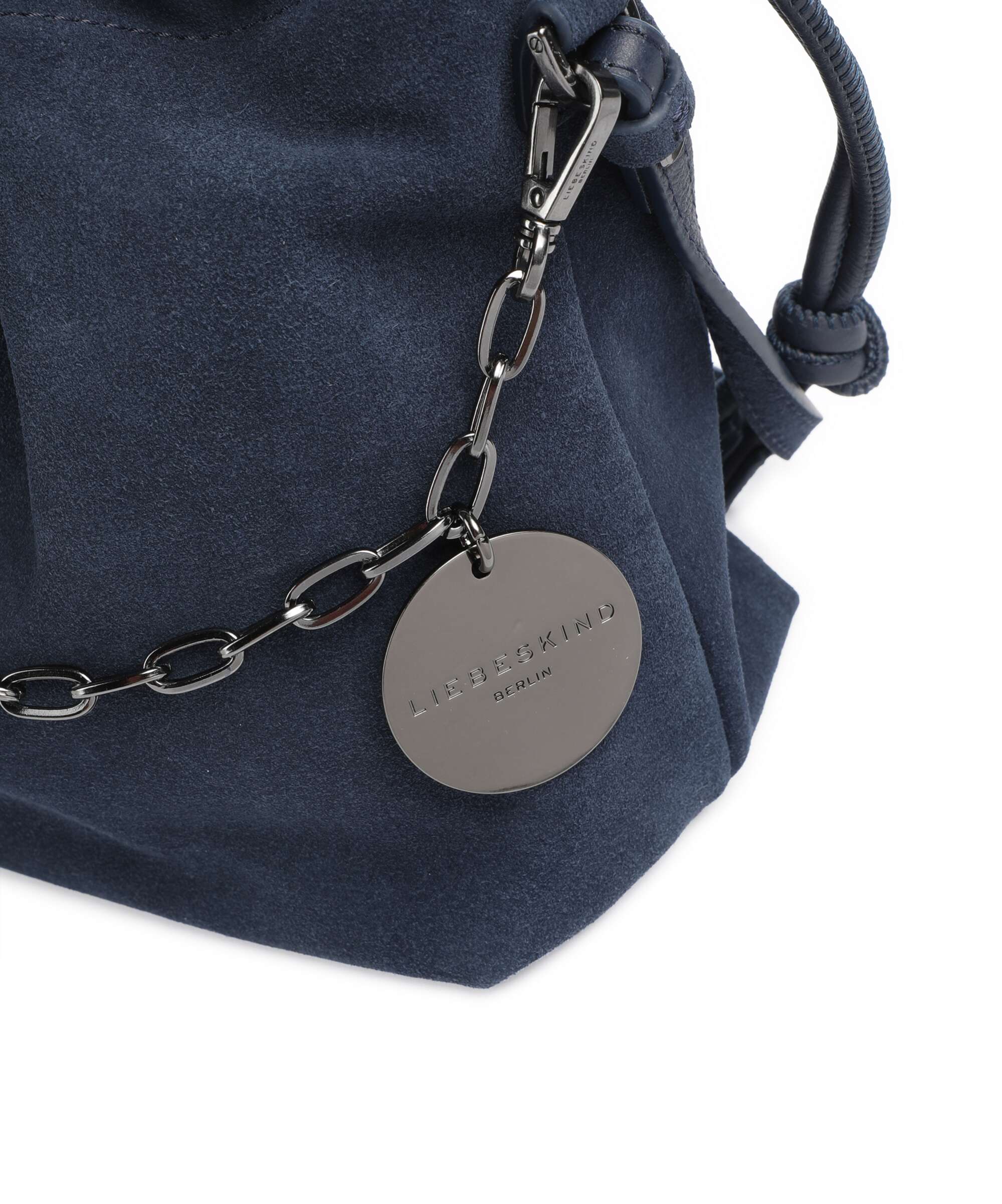 Liebeskind Lya II Hydro Suede S Bucket bag peacoat - Image 4