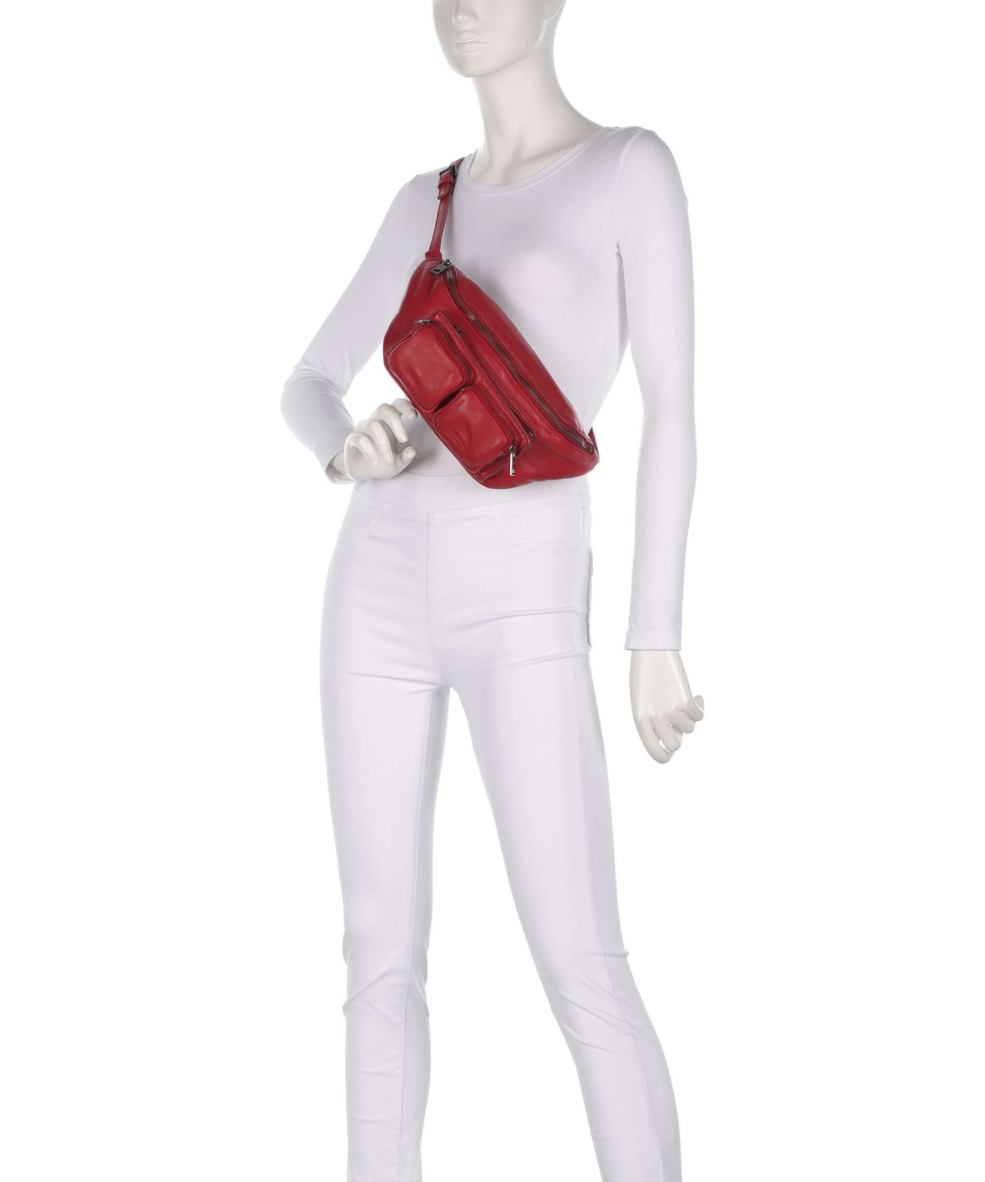 Liebeskind Maia Sheep Natural M Belt bag true red - Image 3