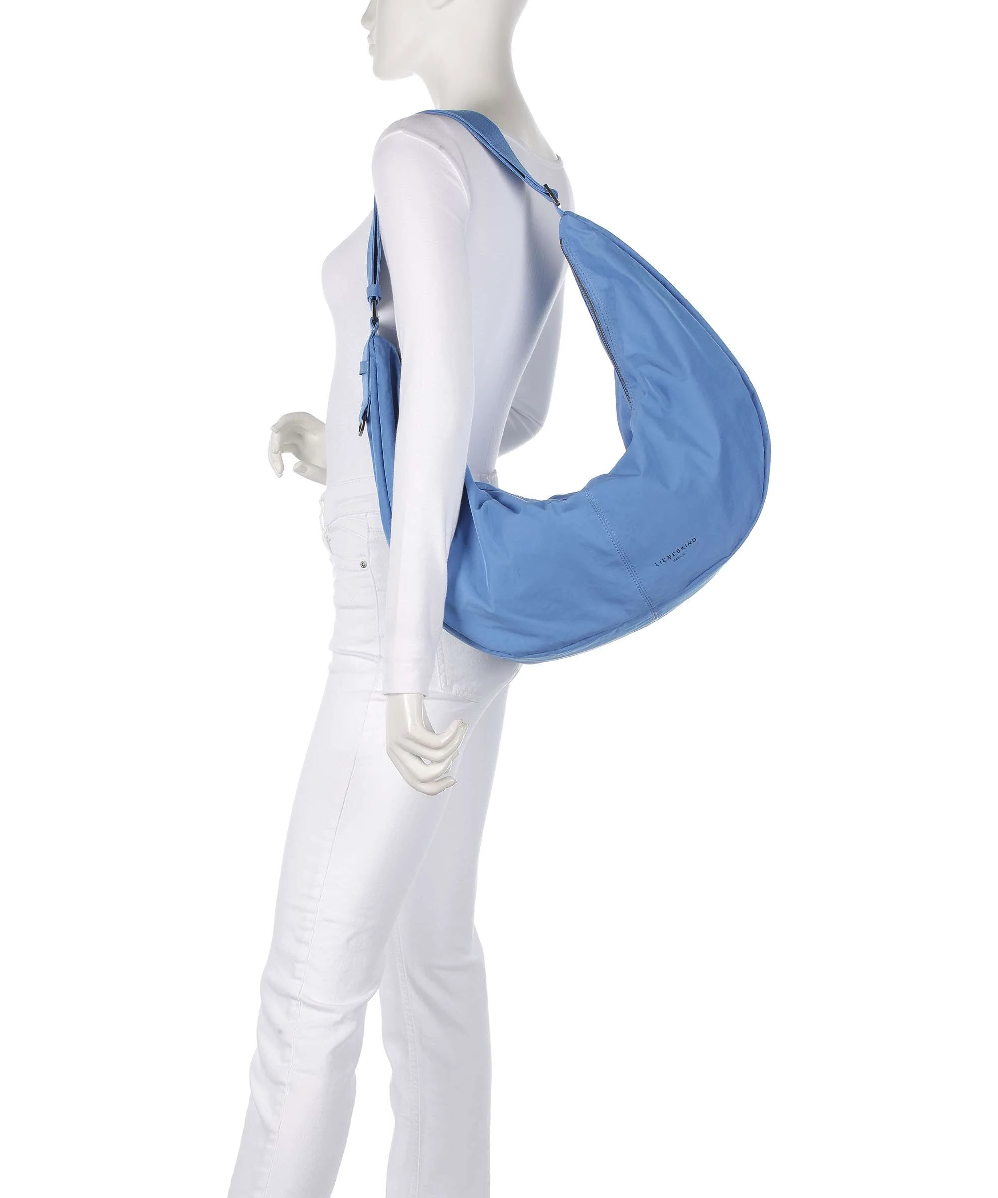 Liebeskind Moon Nylon L Hobo bag royal blue - Image 3