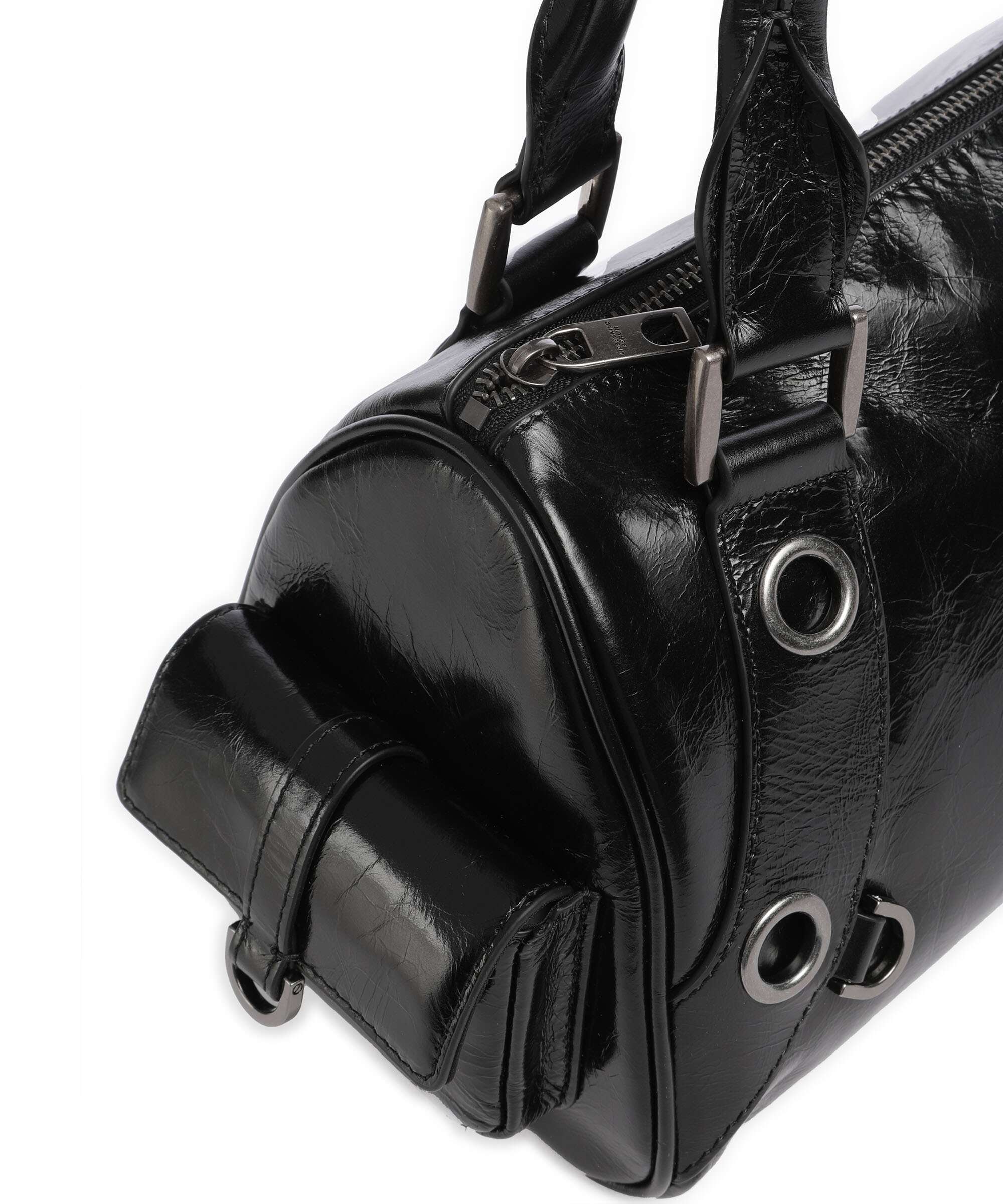 Liebeskind Nika Lack Distressed M Shoulder bag black - Image 4