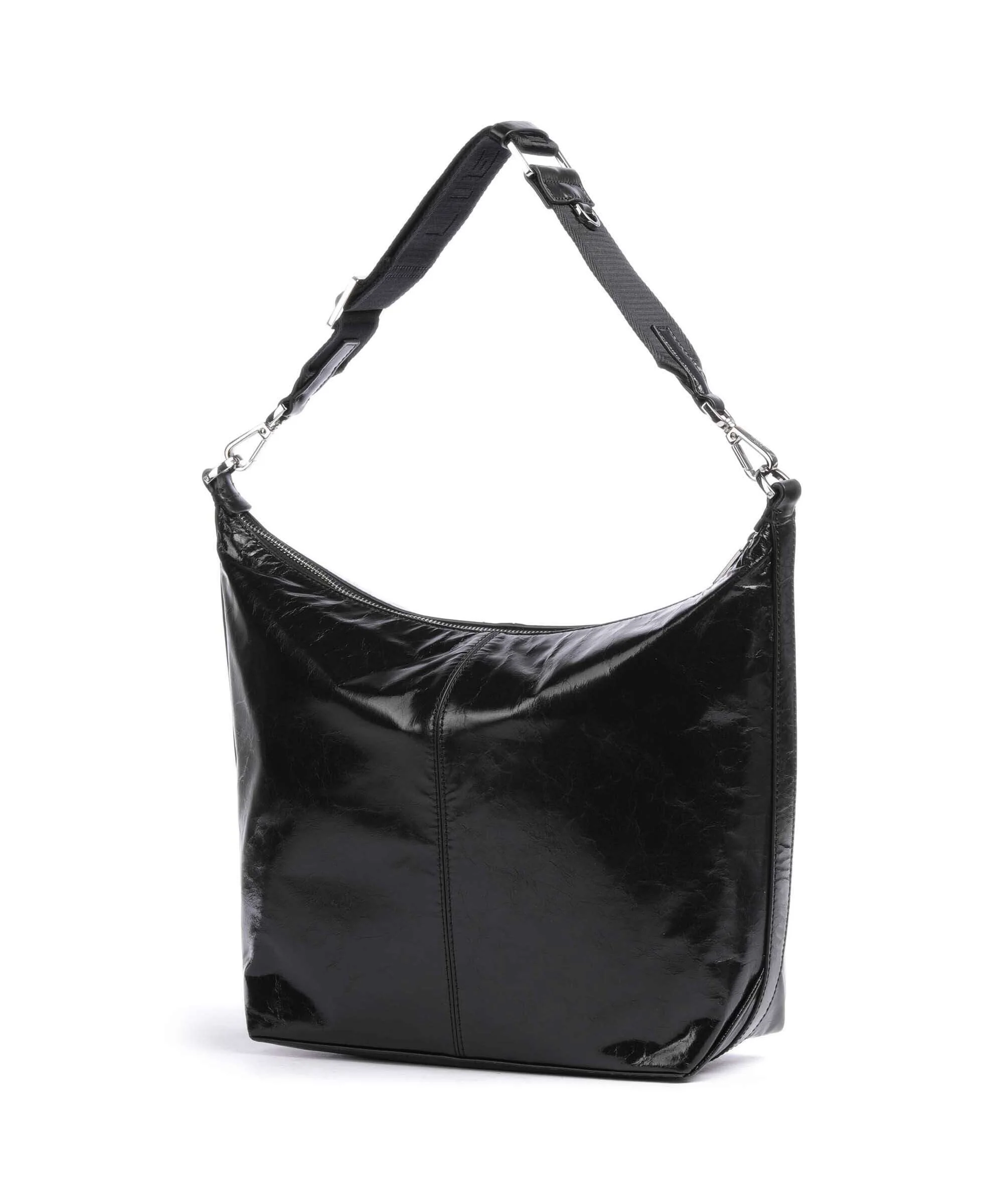 Liebeskind Paris 4 Paper Touch Crinkle M Hobo bag black - Image 2