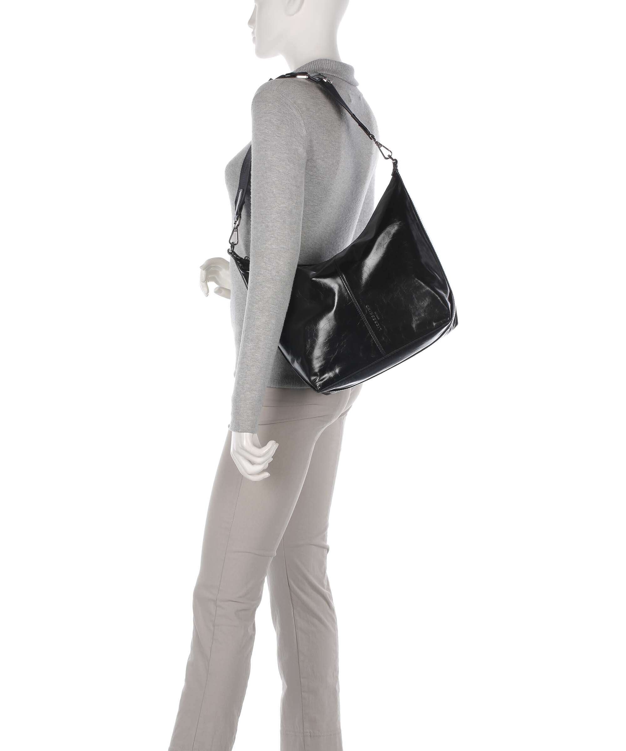 Liebeskind Paris 4 Paper Touch Crinkle M Hobo bag black - Image 3